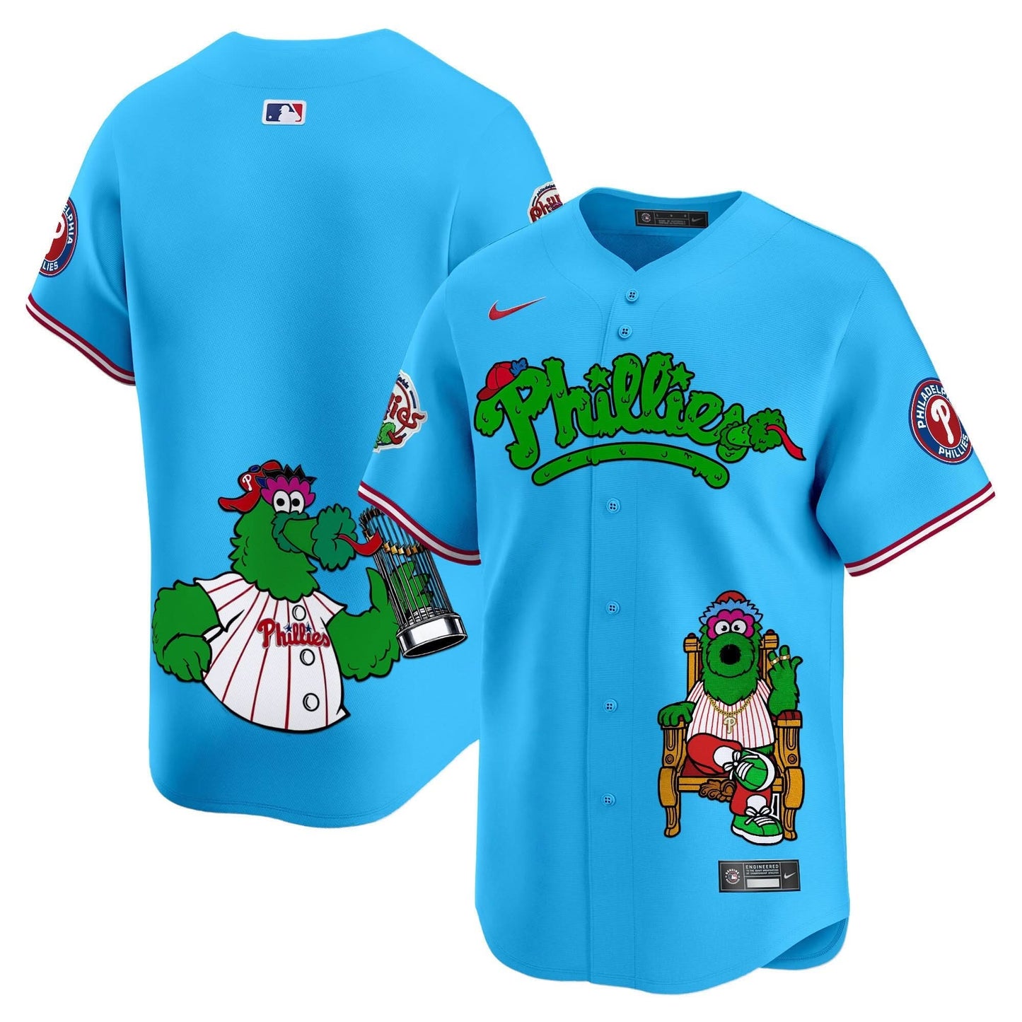 Phillies Phanatic Vapor Premier Limited Jersey - Printed