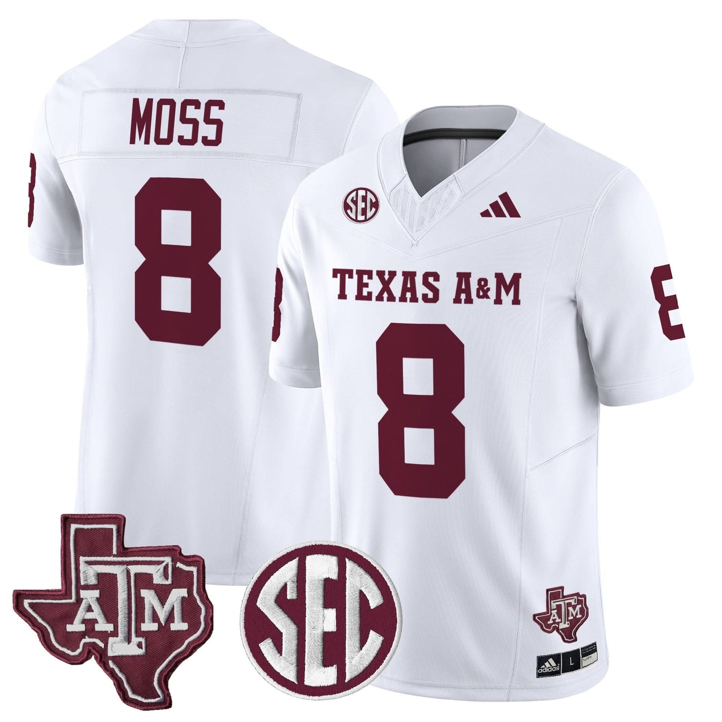 Texas A&M Aggies 2025 Vapor Limited Jersey - All Stitched