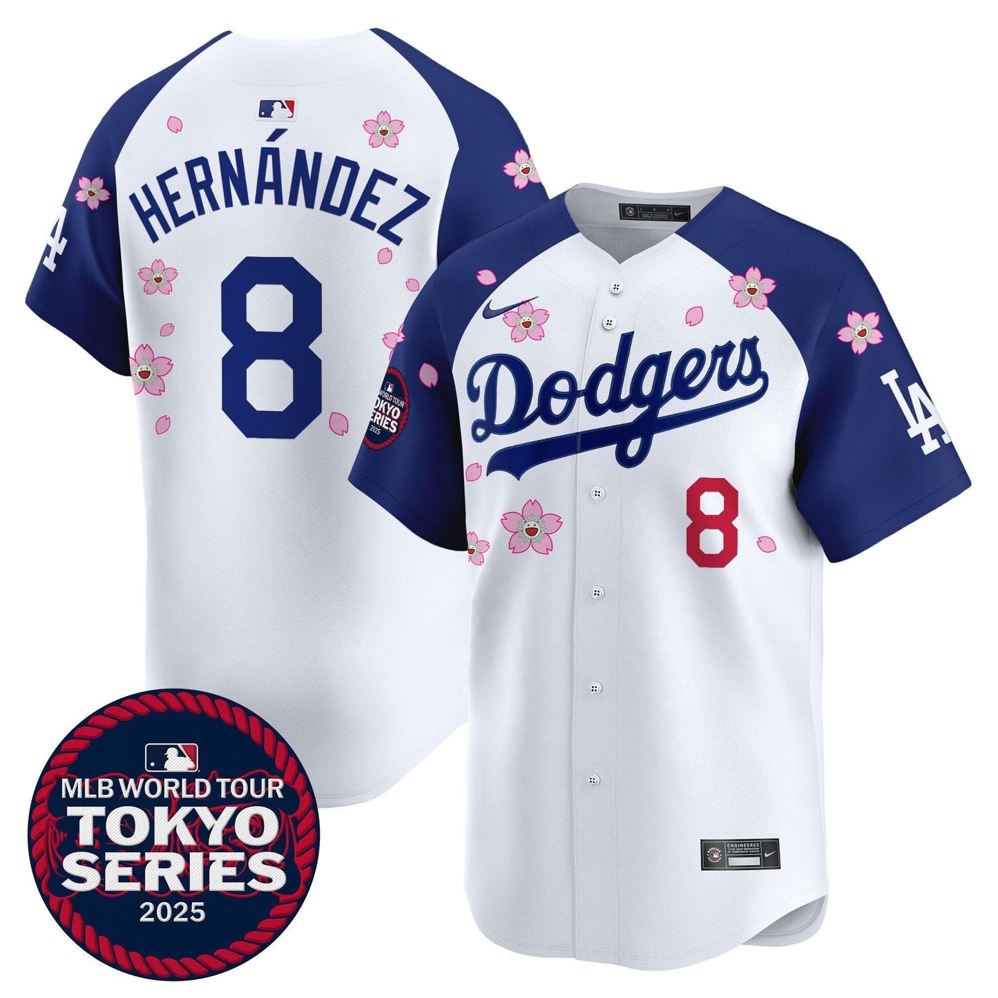 Dodgers Tokyo Series 2025 Vapor Premier Limited Jersey V2 - Stitched