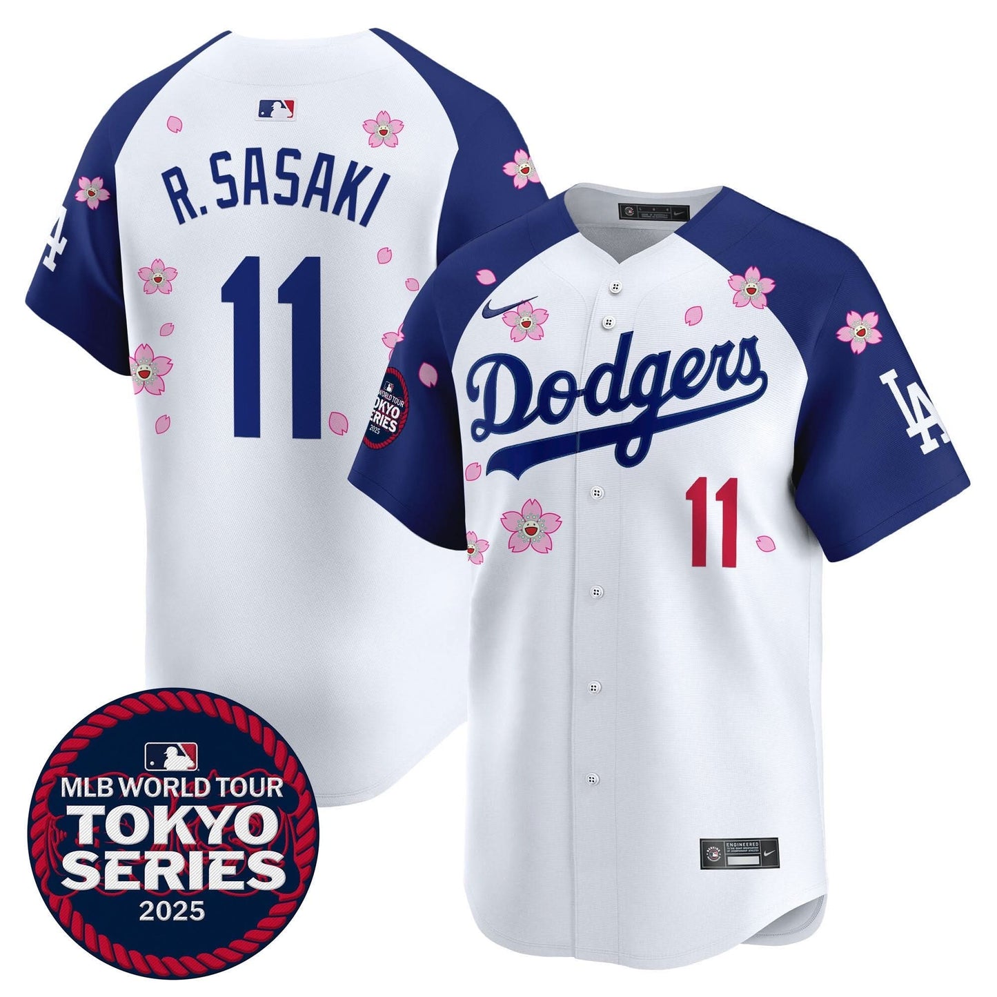 Dodgers Tokyo Series 2025 Vapor Premier Limited Jersey V2 - Stitched