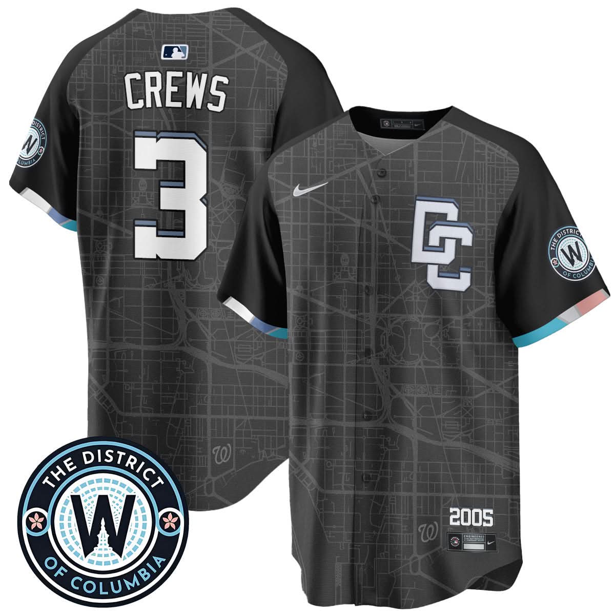 Washington Nationals 2025 City Connect Limited Jersey - All Stitched