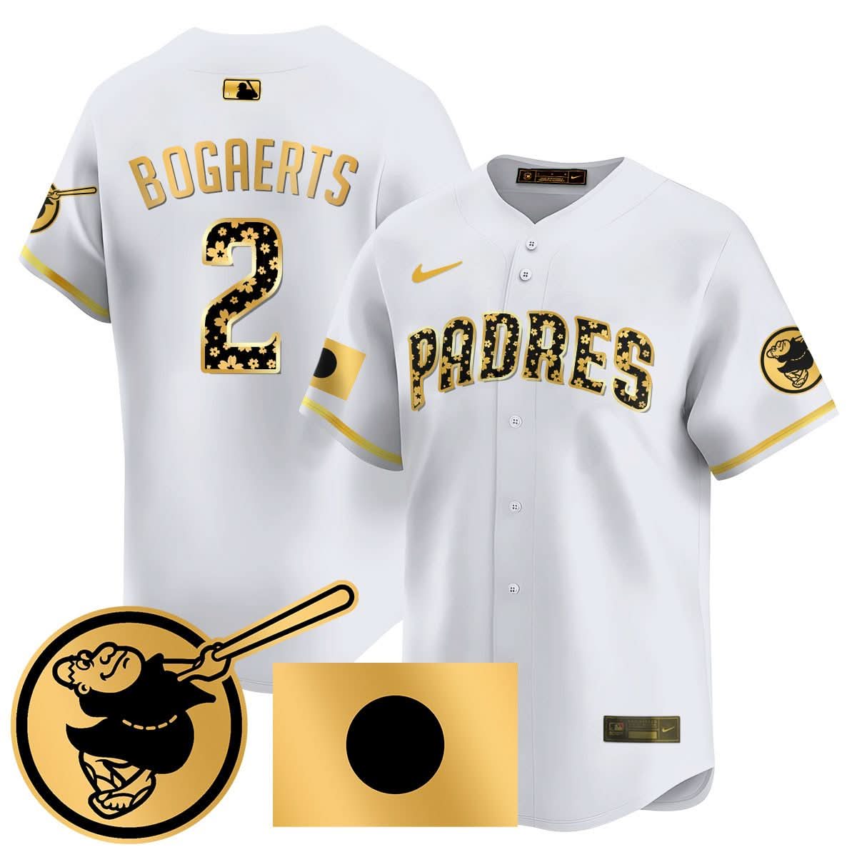 San Diego Padres Japanese Heritage Jersey - All Stitched