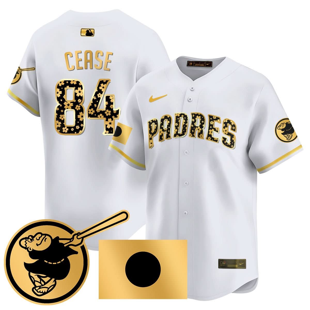 San Diego Padres Japanese Heritage Jersey - All Stitched