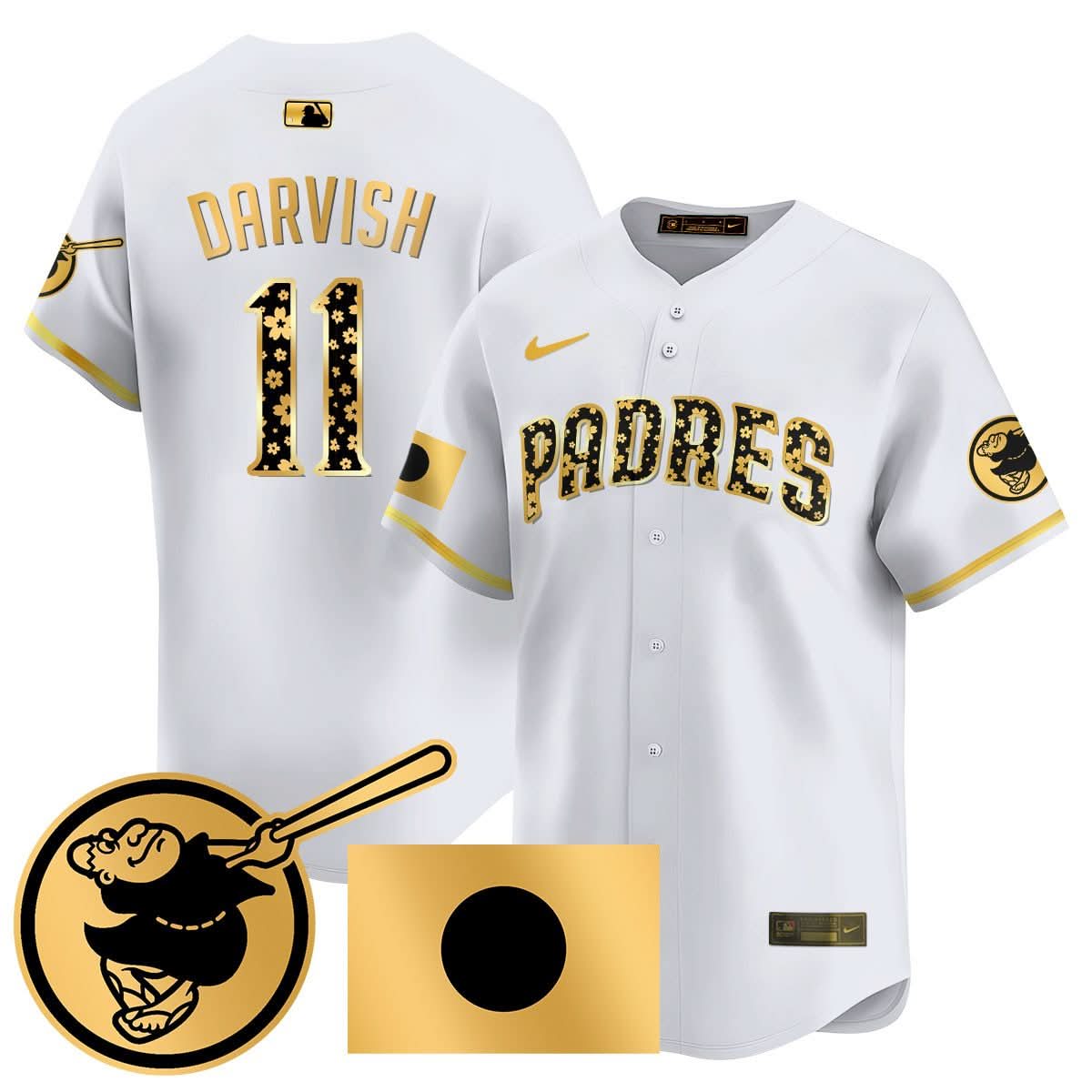 San Diego Padres Japanese Heritage Jersey - All Stitched
