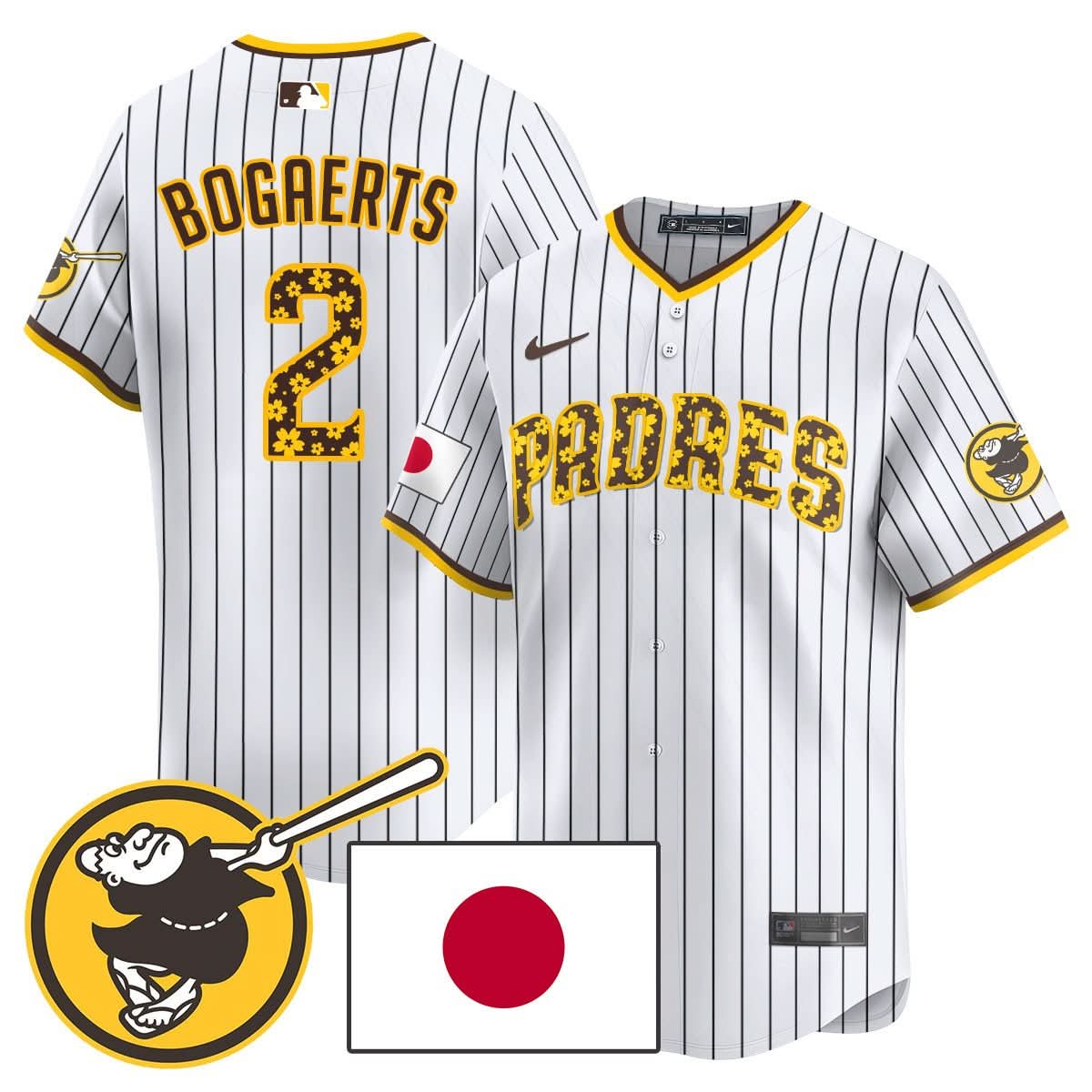 San Diego Padres Japanese Heritage Jersey - All Stitched