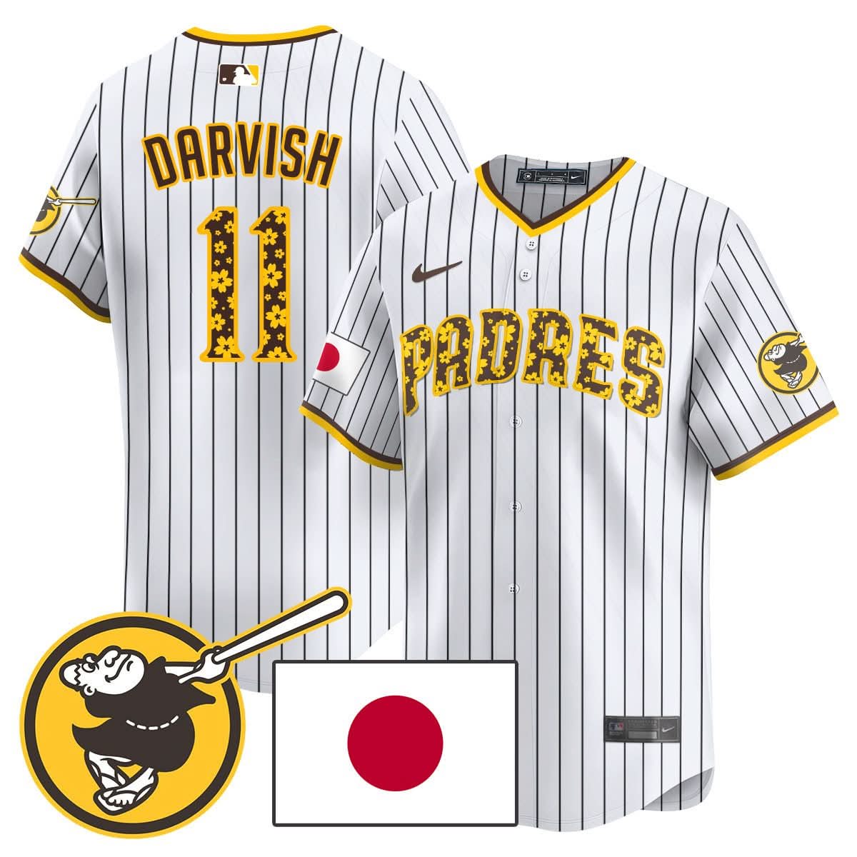 San Diego Padres Japanese Heritage Jersey - All Stitched