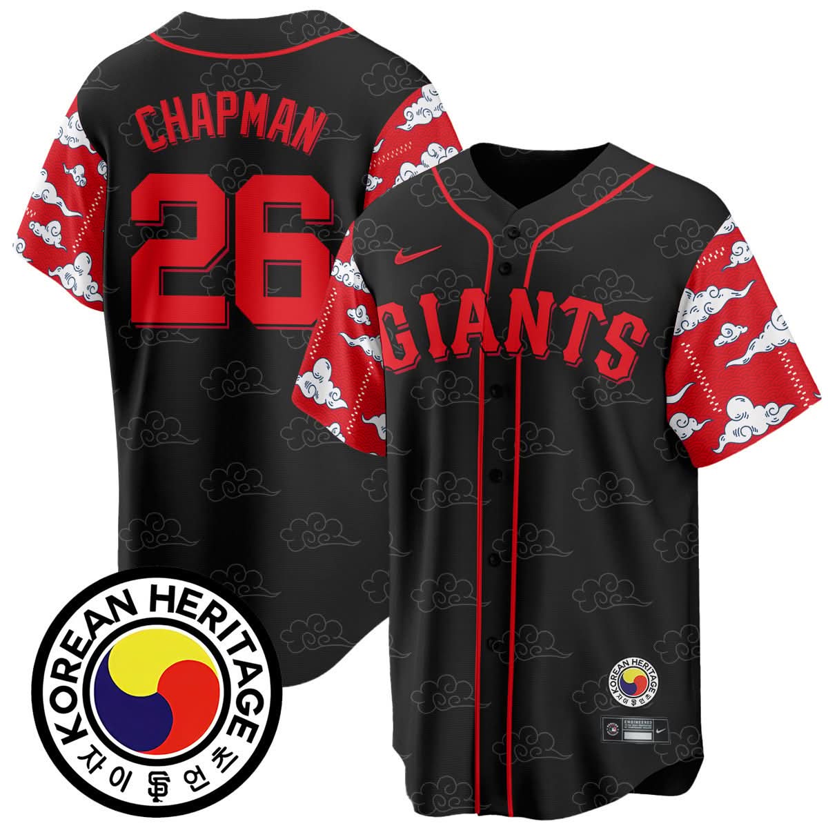 San Francisco Giants Korean Heritage Jersey - All Stitched