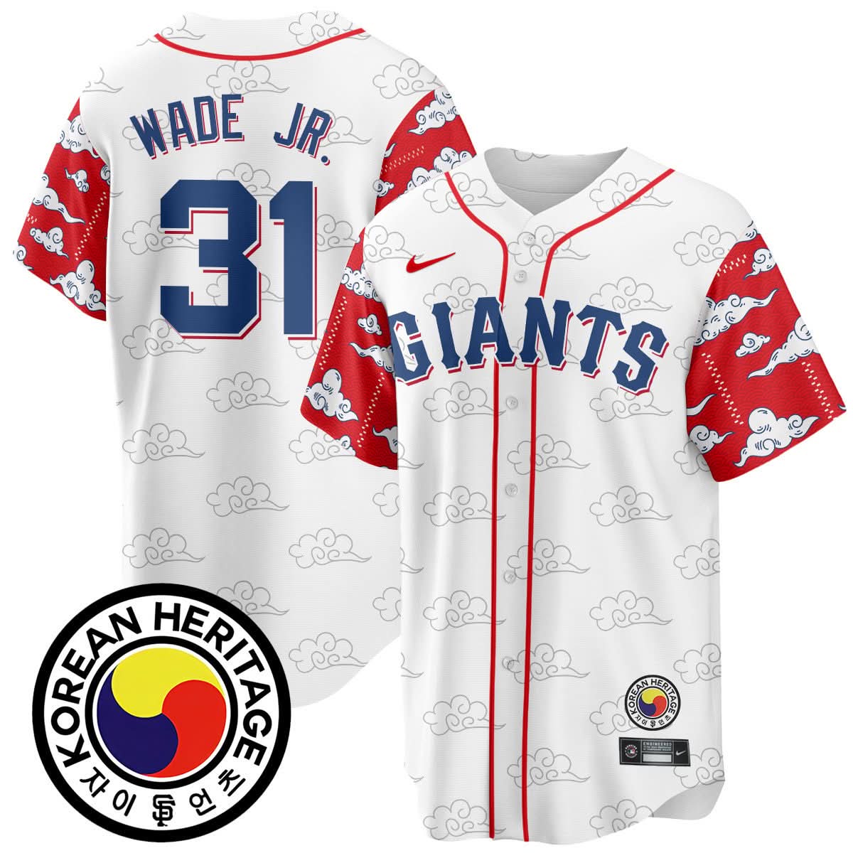 San Francisco Giants Korean Heritage Jersey - All Stitched