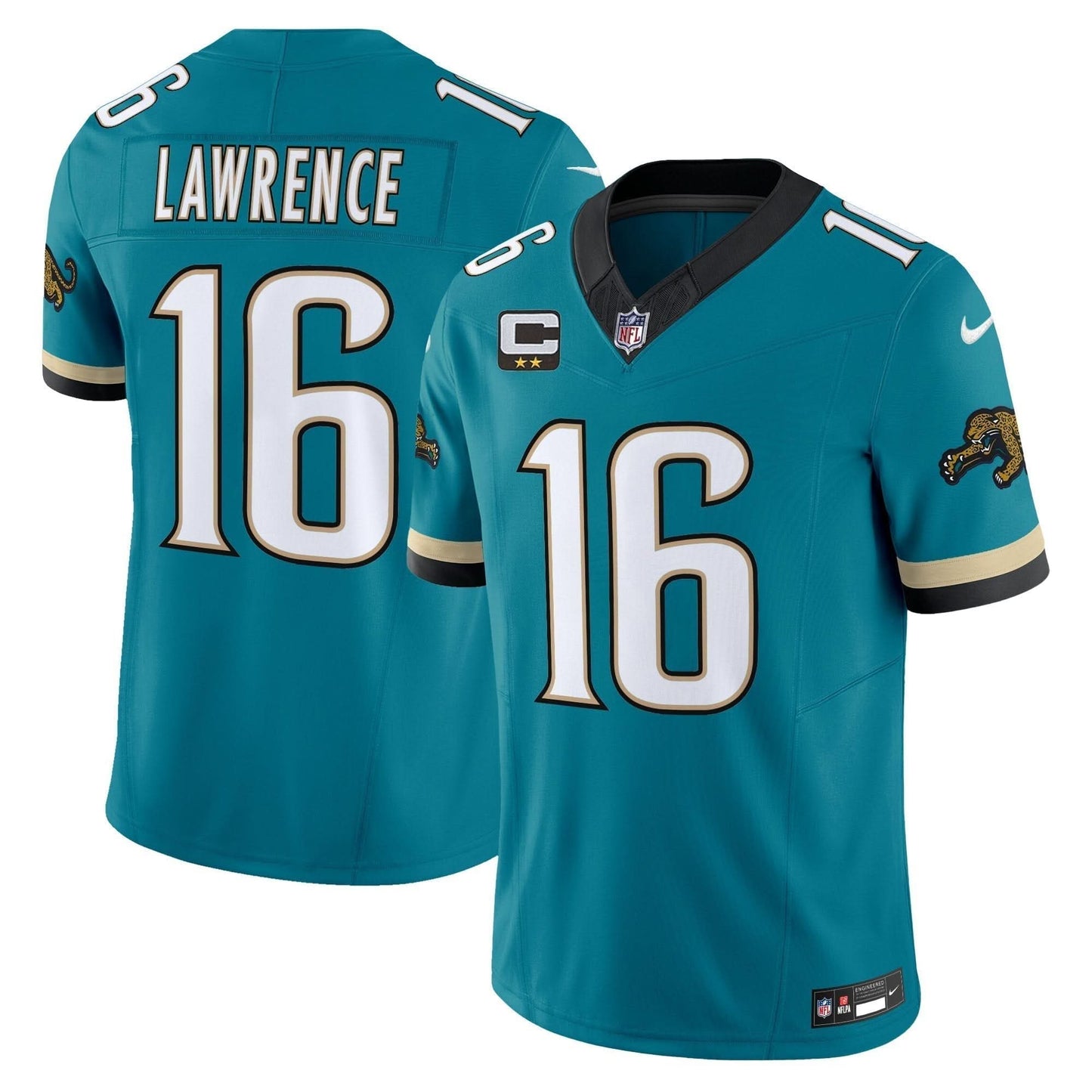 Jacksonville Jaguars Throwback Vapor Limited Jersey - All Stitched