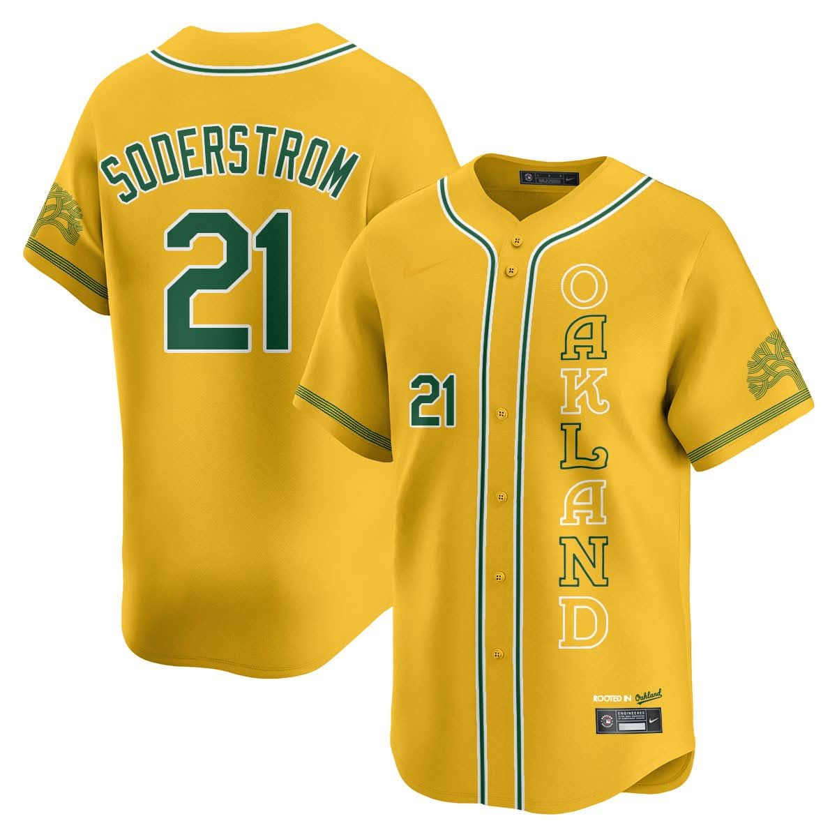 Oakland Athletics City Connect Concept Jersey - All Stitched