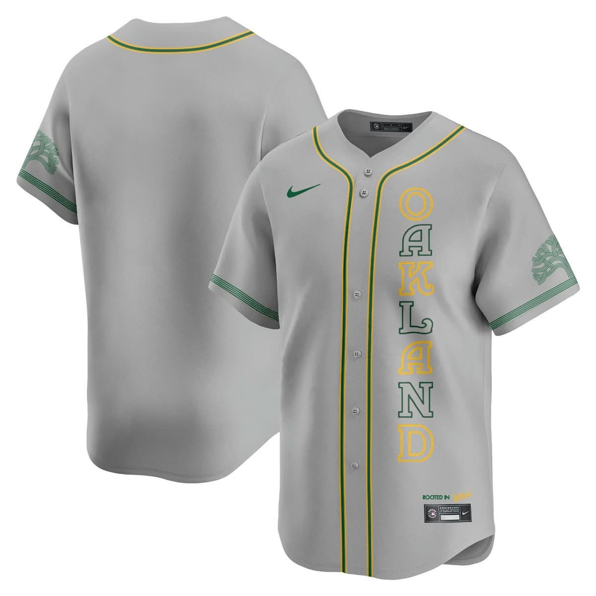 Oakland Athletics City Connect Concept Jersey - All Stitched