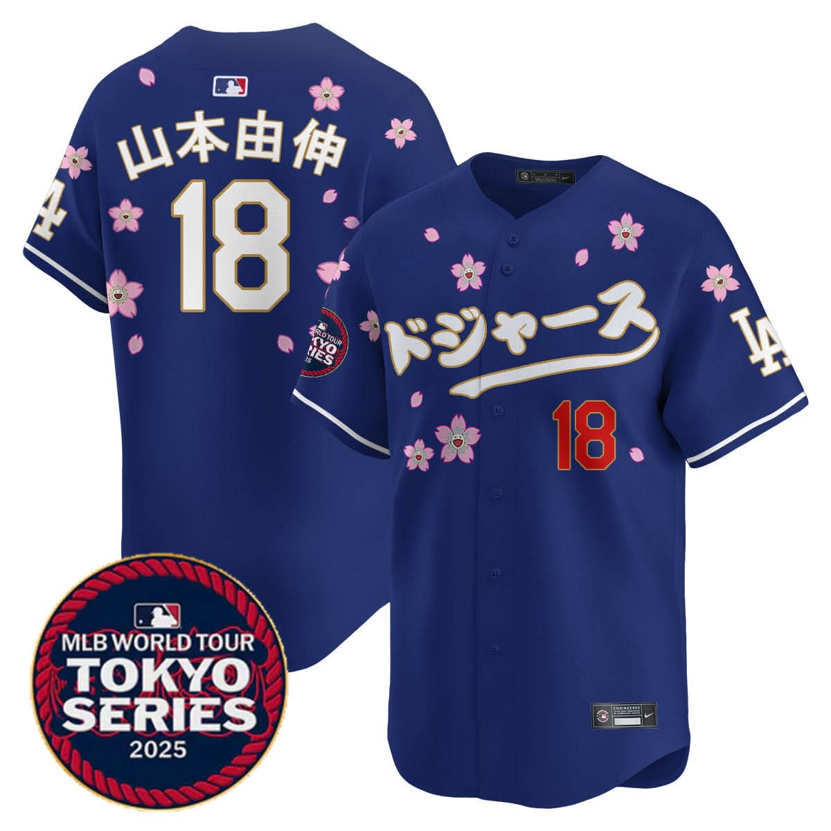 Los Angeles Dodgers Tokyo Series 2025 Vapor Limited Jersey N6 - Stitched