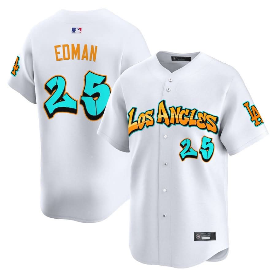 Los Angeles Dodgers 'Graffiti Street Style Edition' Vapor Premier Limited Jersey - All Stitched