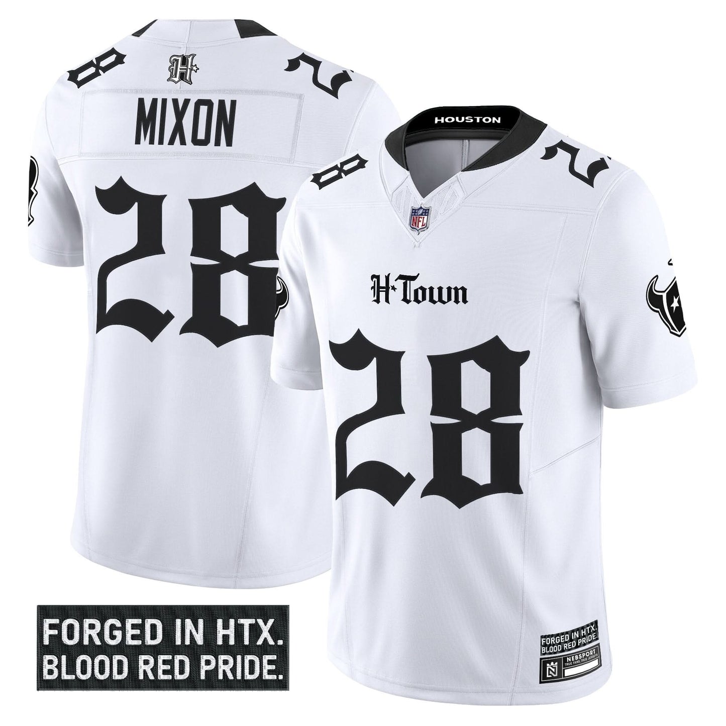 Houston Texans 'Gothic Lone Star Shadows Edition' Vapor Limited Jersey - All Stitched