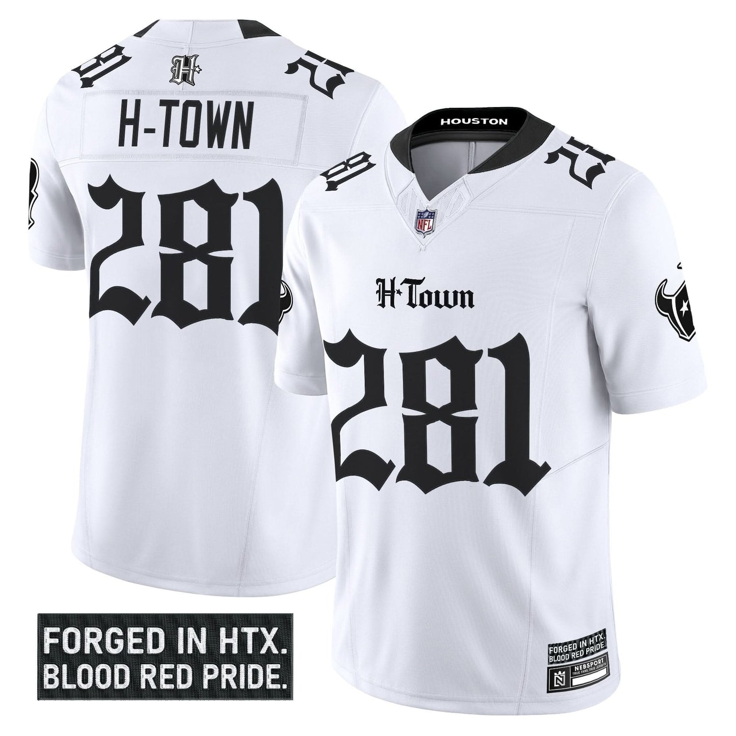 Houston Texans 'Gothic Lone Star Shadows Edition' Vapor Limited Jersey - All Stitched