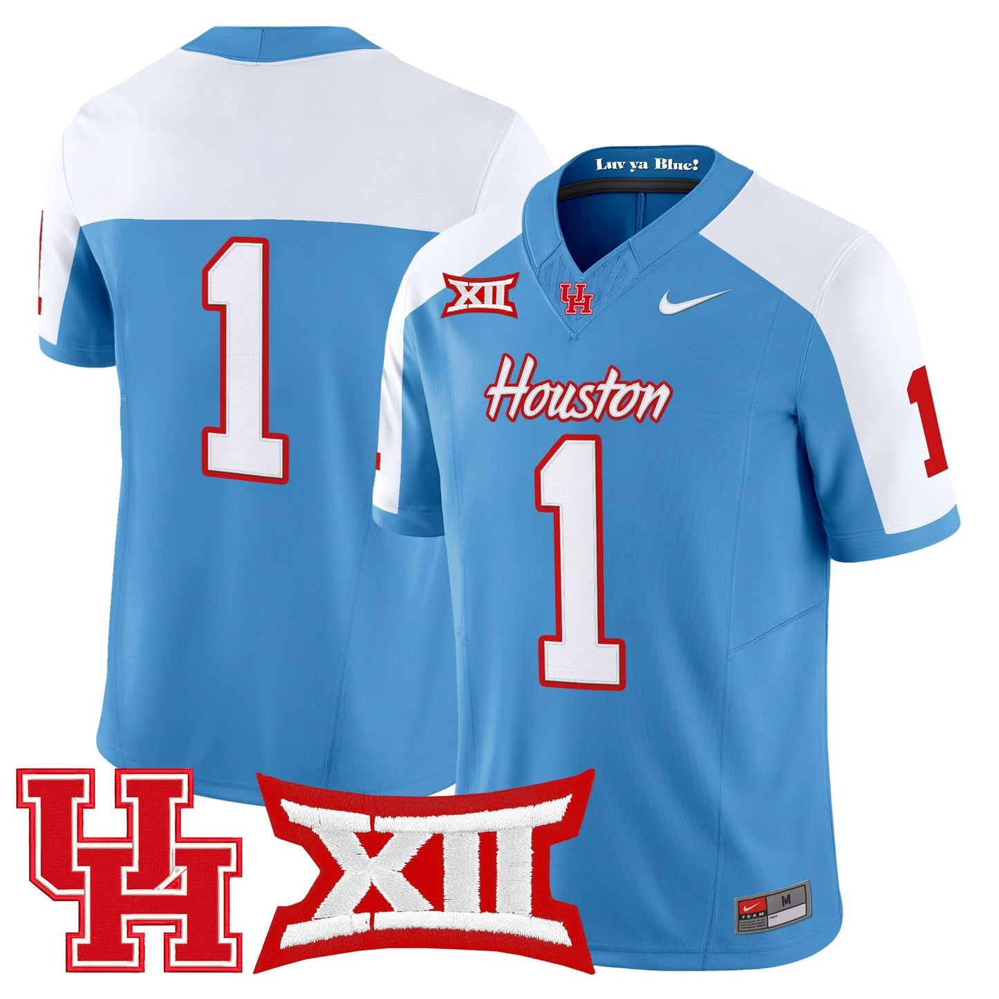 Houston Cougars 2025 Vapor Limited Jersey - All Stitched