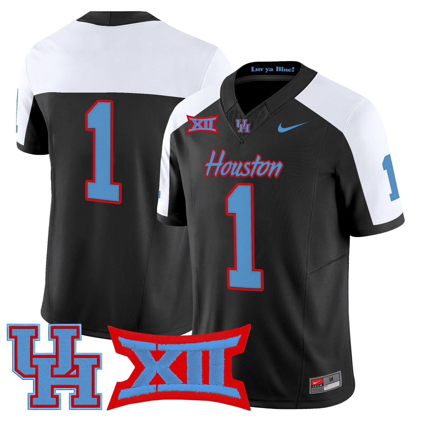 Houston Cougars 2025 Vapor Limited Jersey - All Stitched