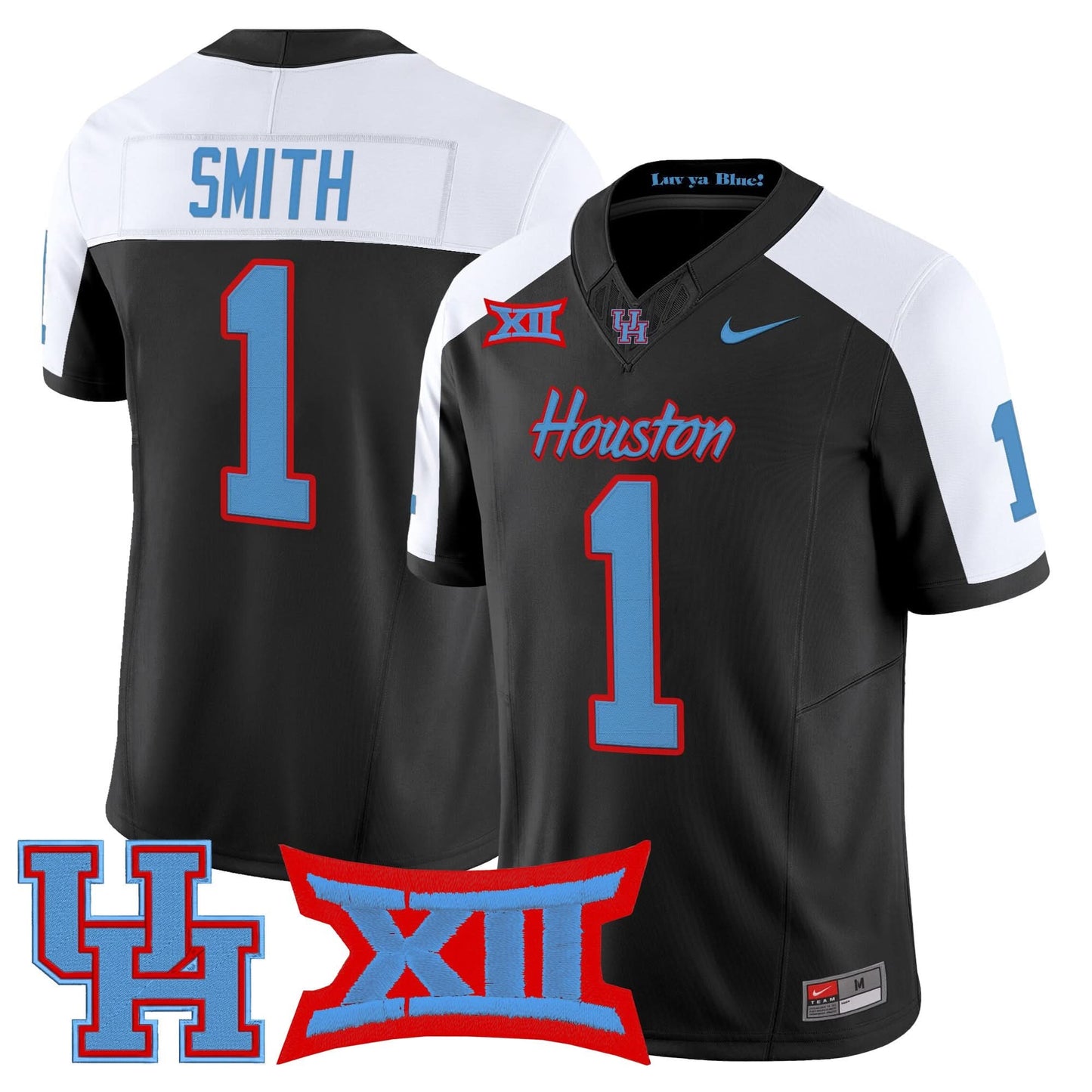 Houston Cougars 2025 Vapor Limited Jersey - All Stitched