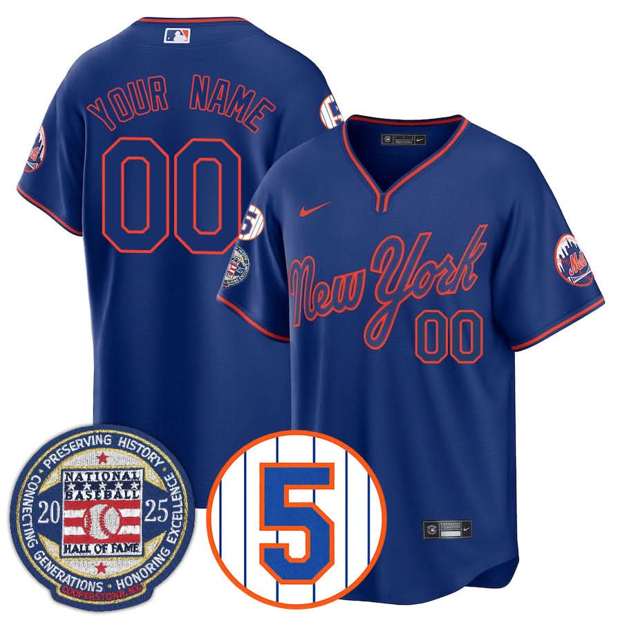 New York Mets Number Retirement & Hall of Fame Gold Jersey - All Stitched