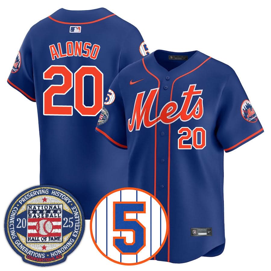 New York Mets Number Retirement & Hall of Fame Gold Jersey - All Stitched