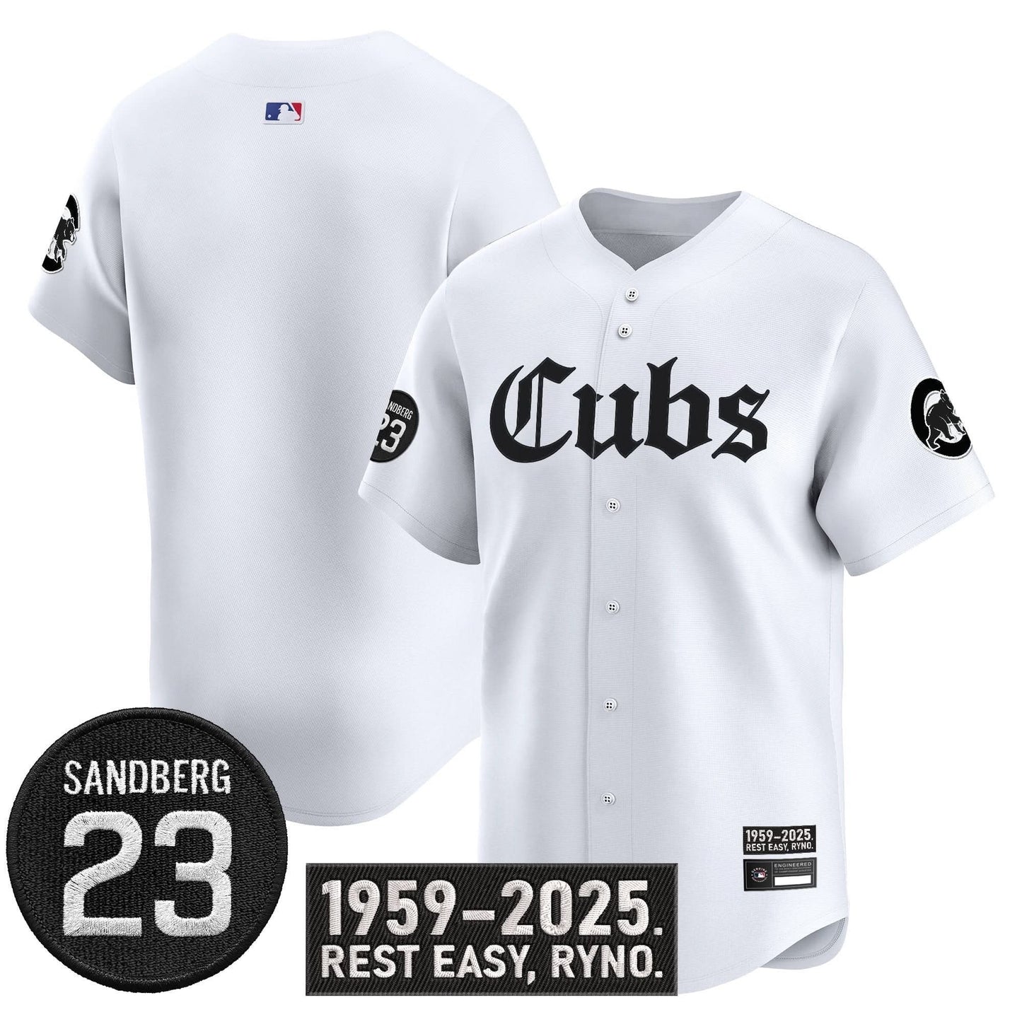 Chicago Cubs 'Ryne Sandberg Tribute' Vapor Premier Limited Jersey - All Stitched