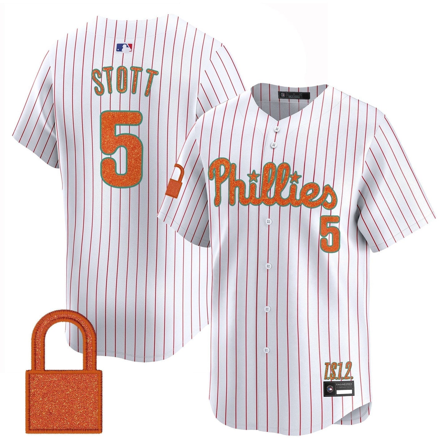 Philadelphia Phillies 'Taylor Swift - TS12 - The Life of a Showgirl' Vapor Premier Limited Jersey - All Stitched