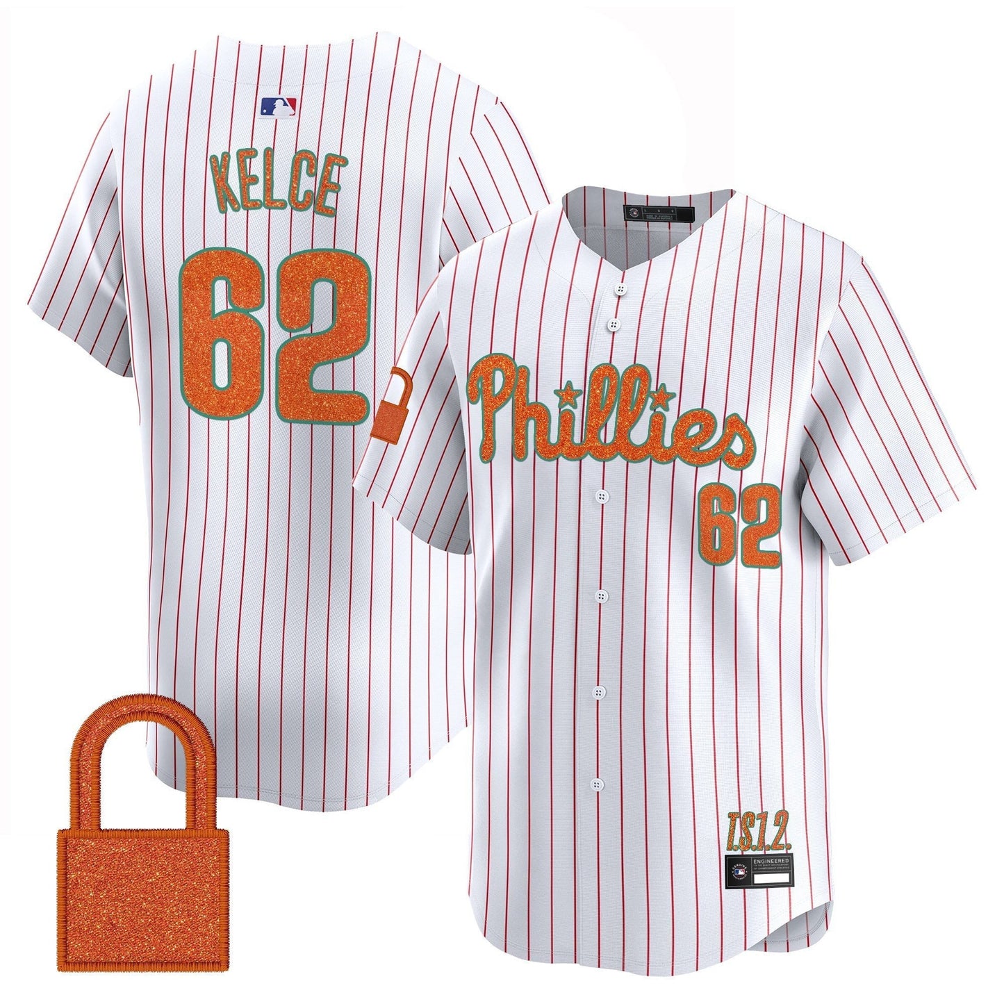 Philadelphia Phillies 'Taylor Swift - TS12 - The Life of a Showgirl' Vapor Premier Limited Jersey - All Stitched