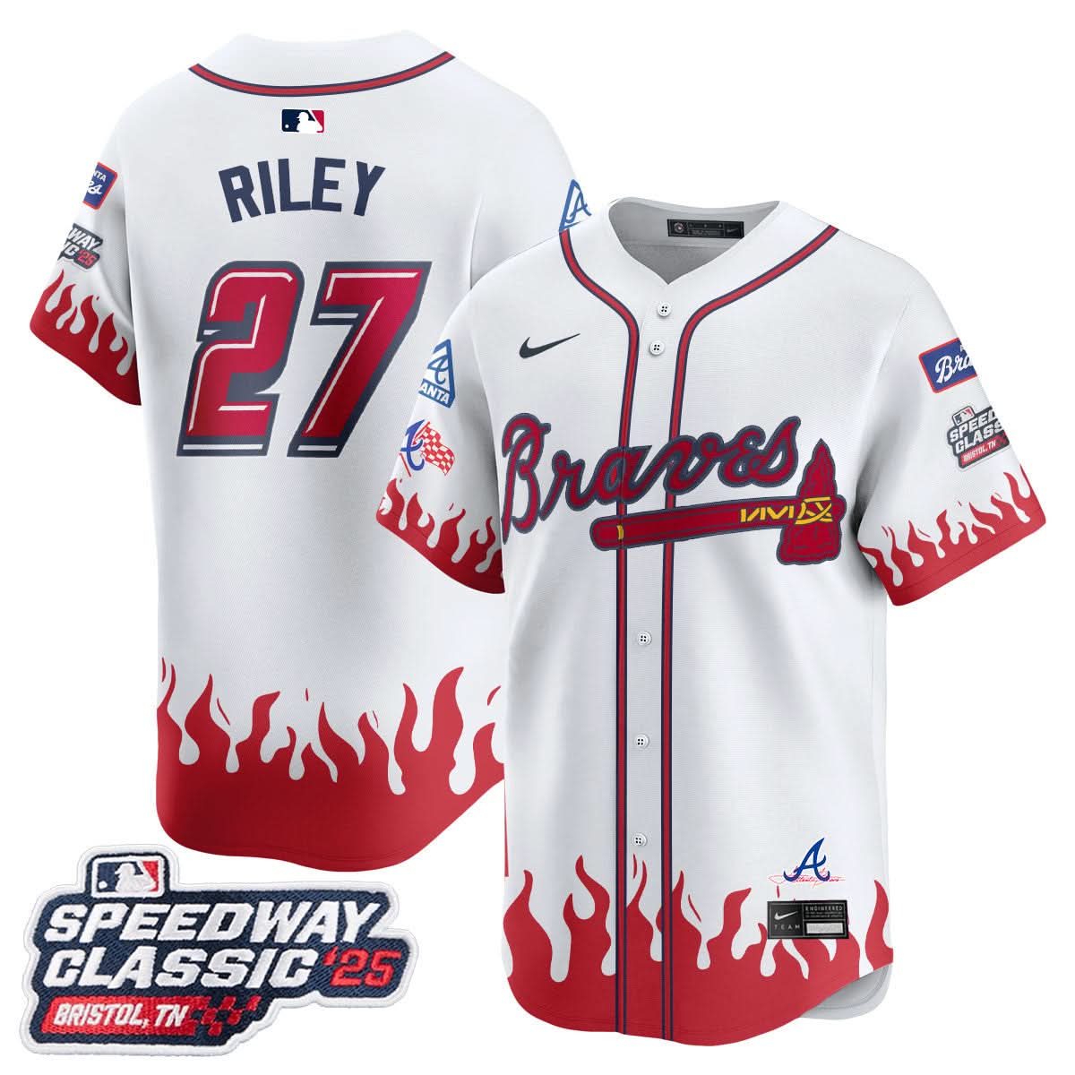 Atlanta Braves 2025 Speedway Classic Limited Jersey V2 - All Stitched