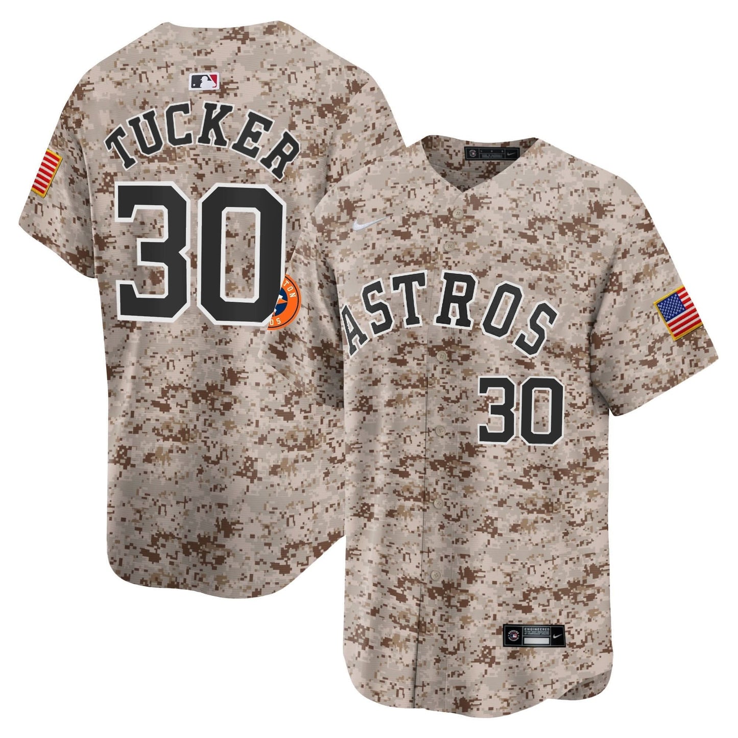 Houston Astros USMC Alternate Vapor Premier Limited Jersey - All Stitched