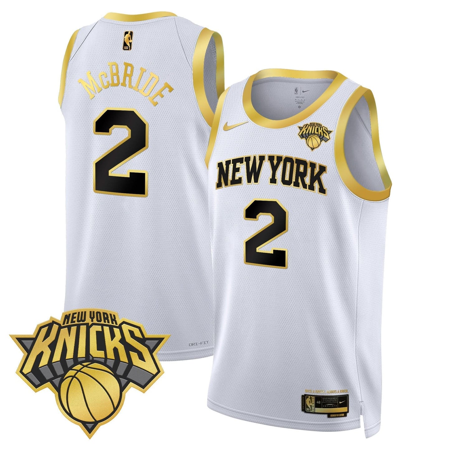 New York Knicks Swingman Jersey V2 - All Stitched