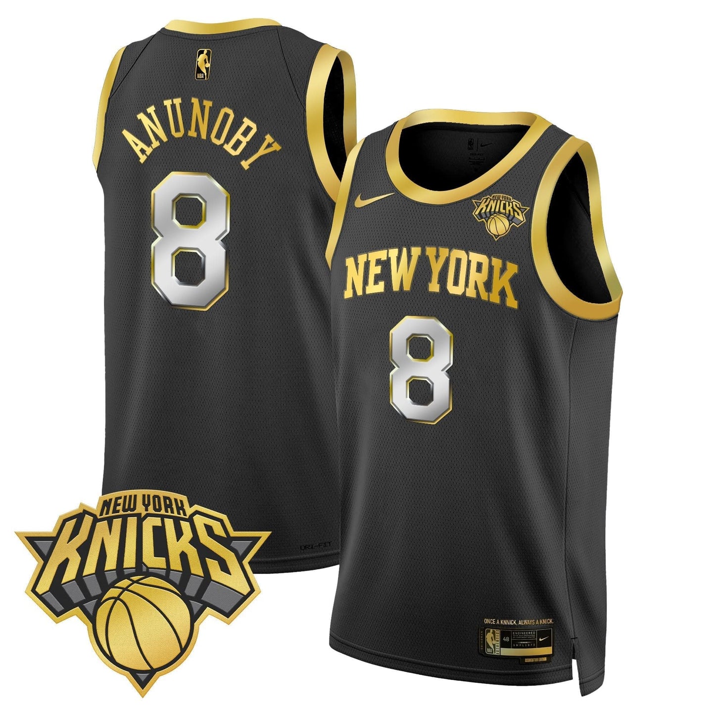 New York Knicks Swingman Jersey V2 - All Stitched