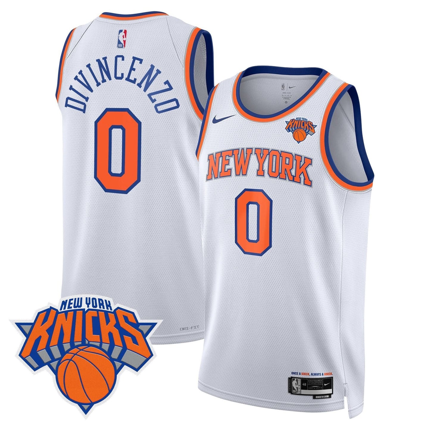 New York Knicks Swingman Jersey V2 - All Stitched
