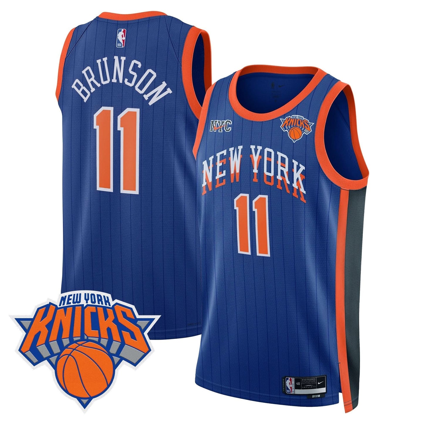 New York Knicks Swingman Jersey V2 - All Stitched