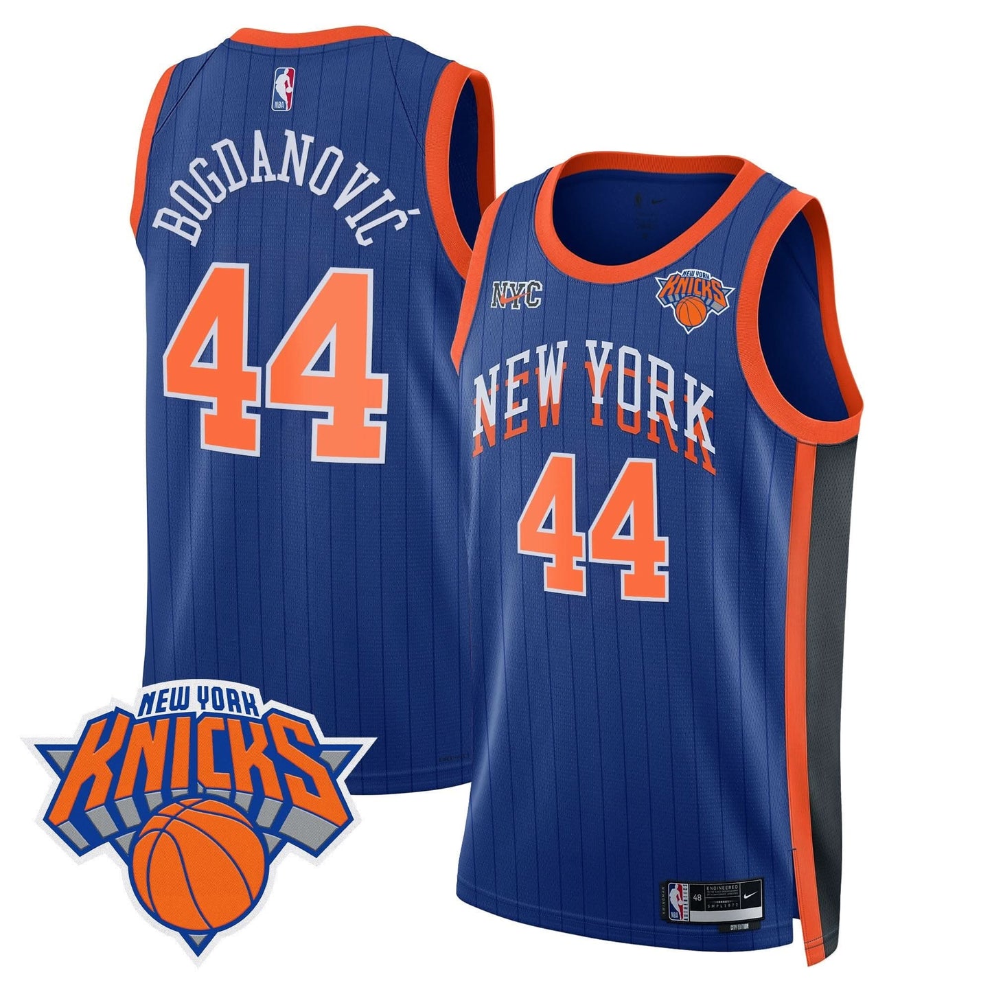 New York Knicks Swingman Jersey V2 - All Stitched