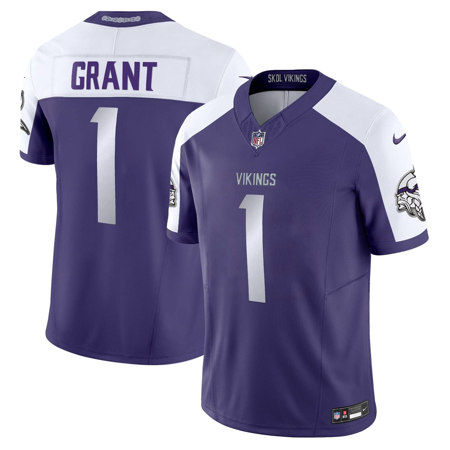 Minnesota Vikings 2024 Winter Warrior Vapor Limited Jersey - All Stitched