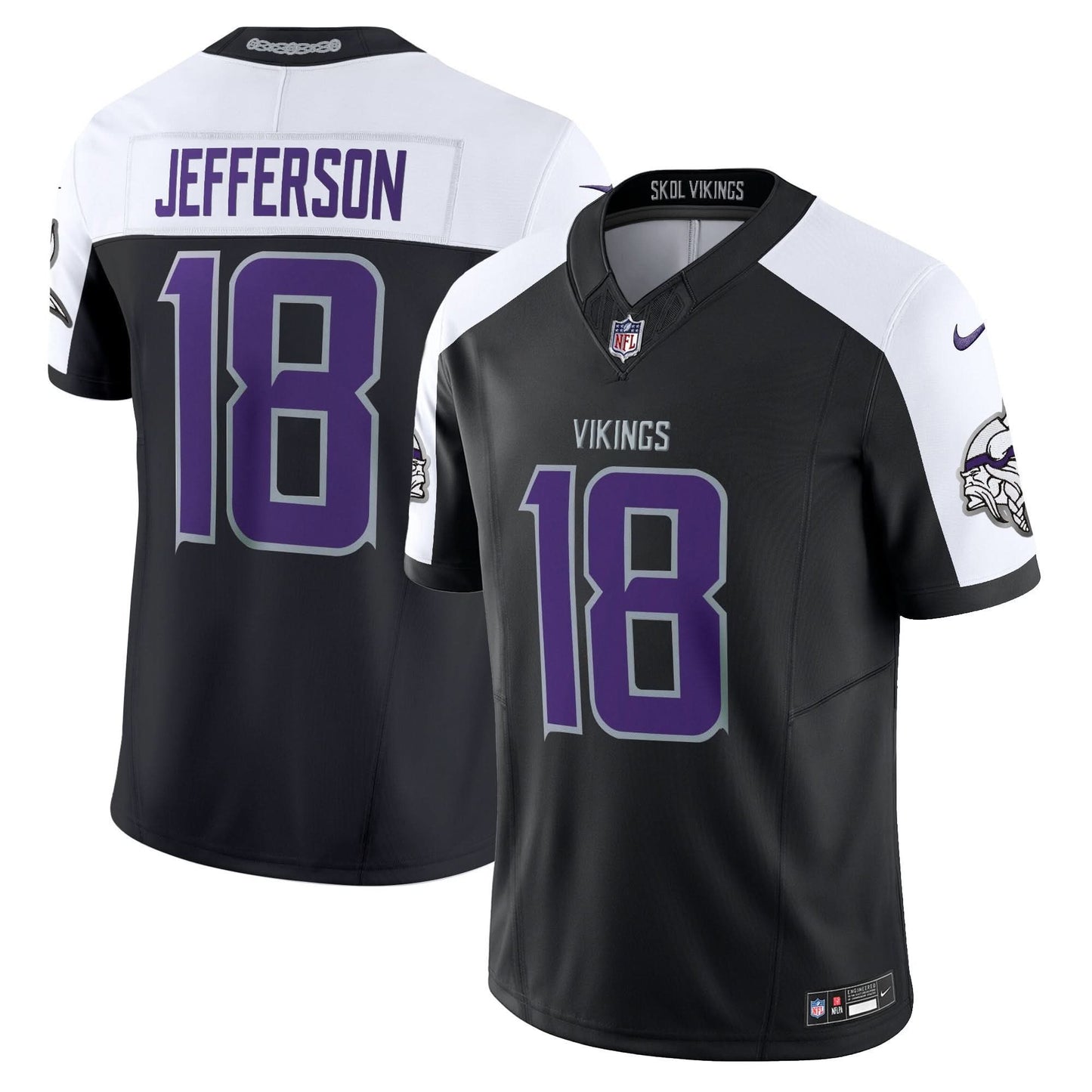 Minnesota Vikings 2024 Winter Warrior Vapor Limited Jersey - All Stitched
