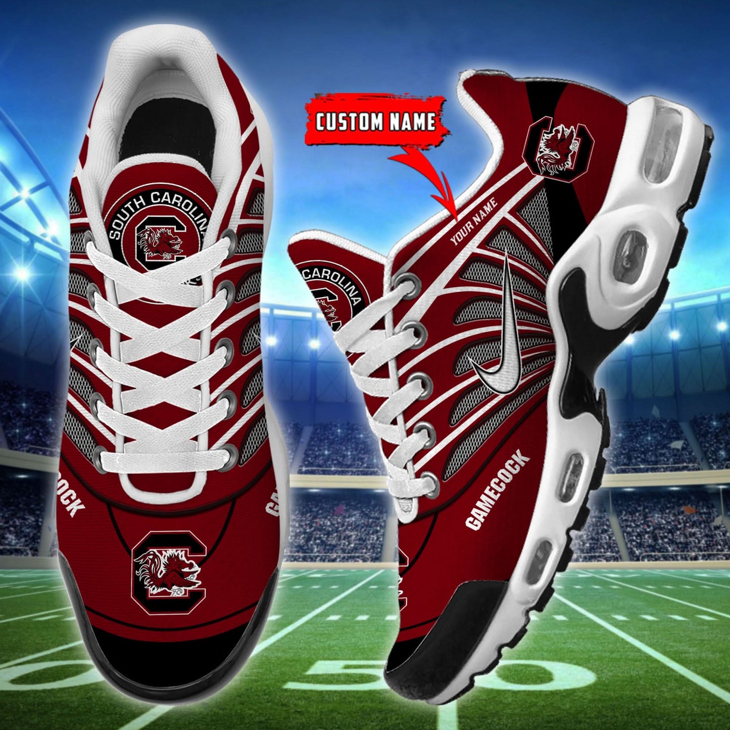 South Carolina Gamecocks NCAA Air Max Plus Shoes - Limited