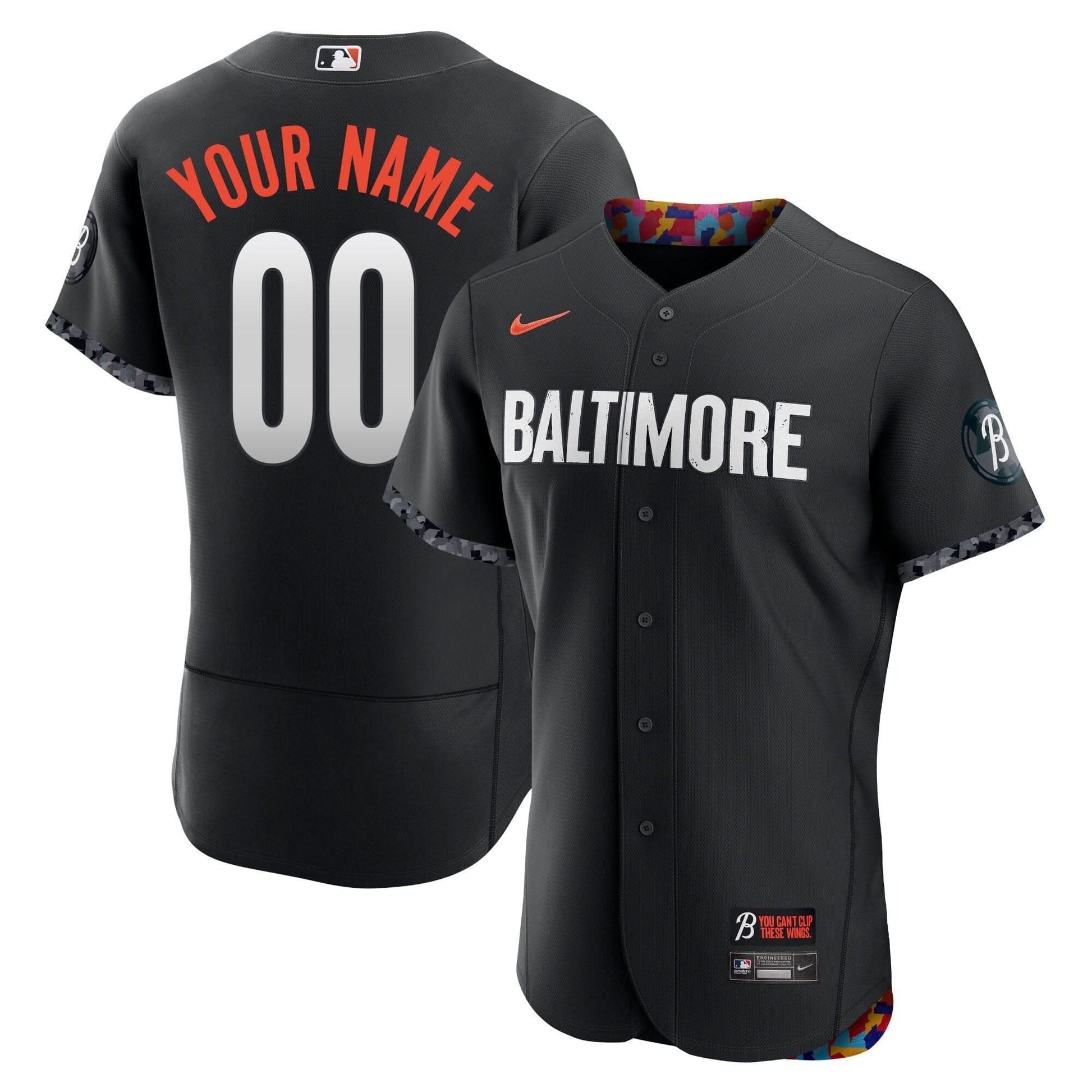 Baltimore Orioles 2023 City Connect Custom Jersey - All Stitched