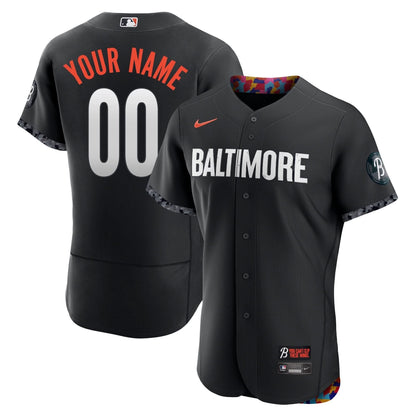 Baltimore Orioles 2023 City Connect Custom Jersey - All Stitched