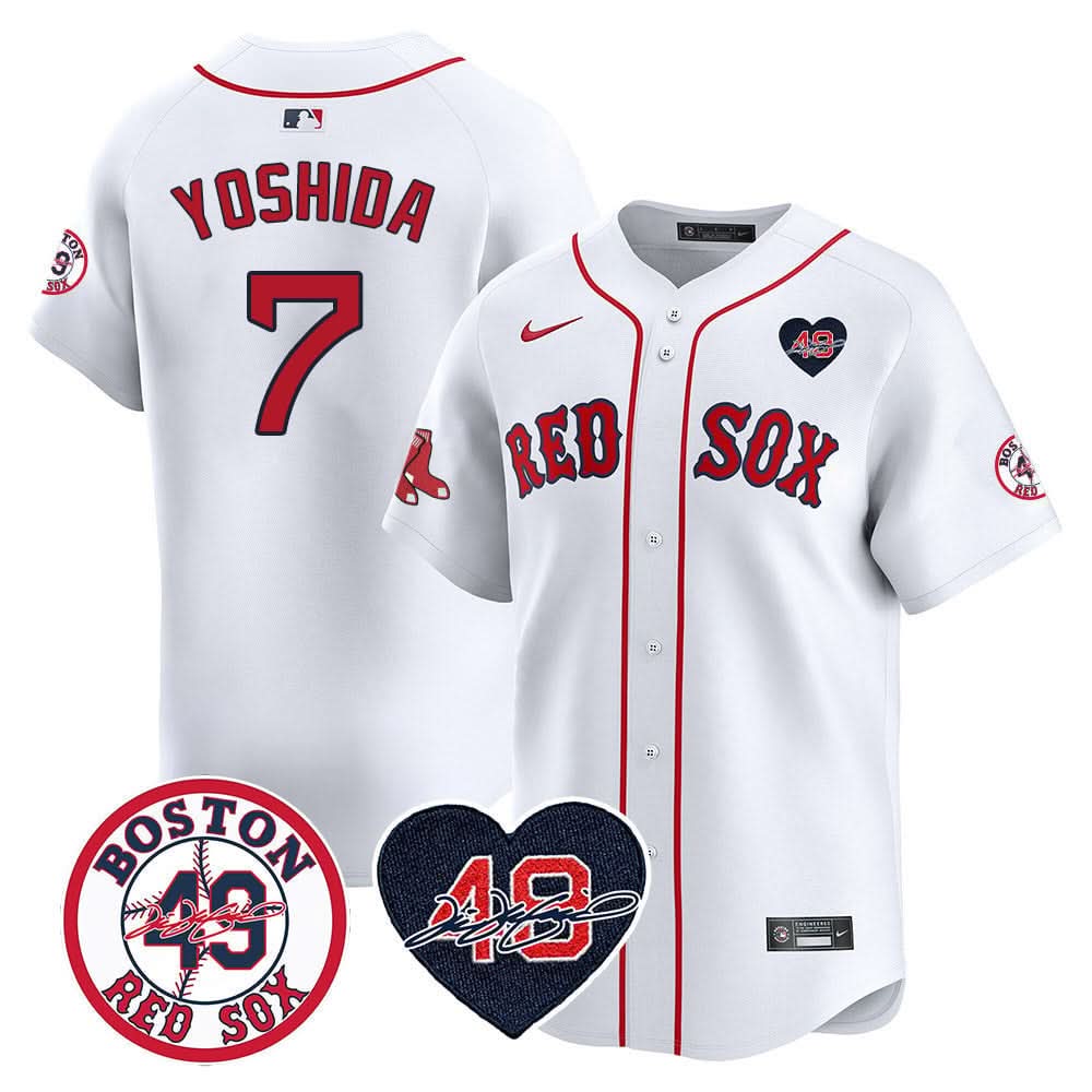 Red Sox Tim Wakefield Memorial Patch Vaper Premier Limited Jersey - All Stitched- All Stitched
