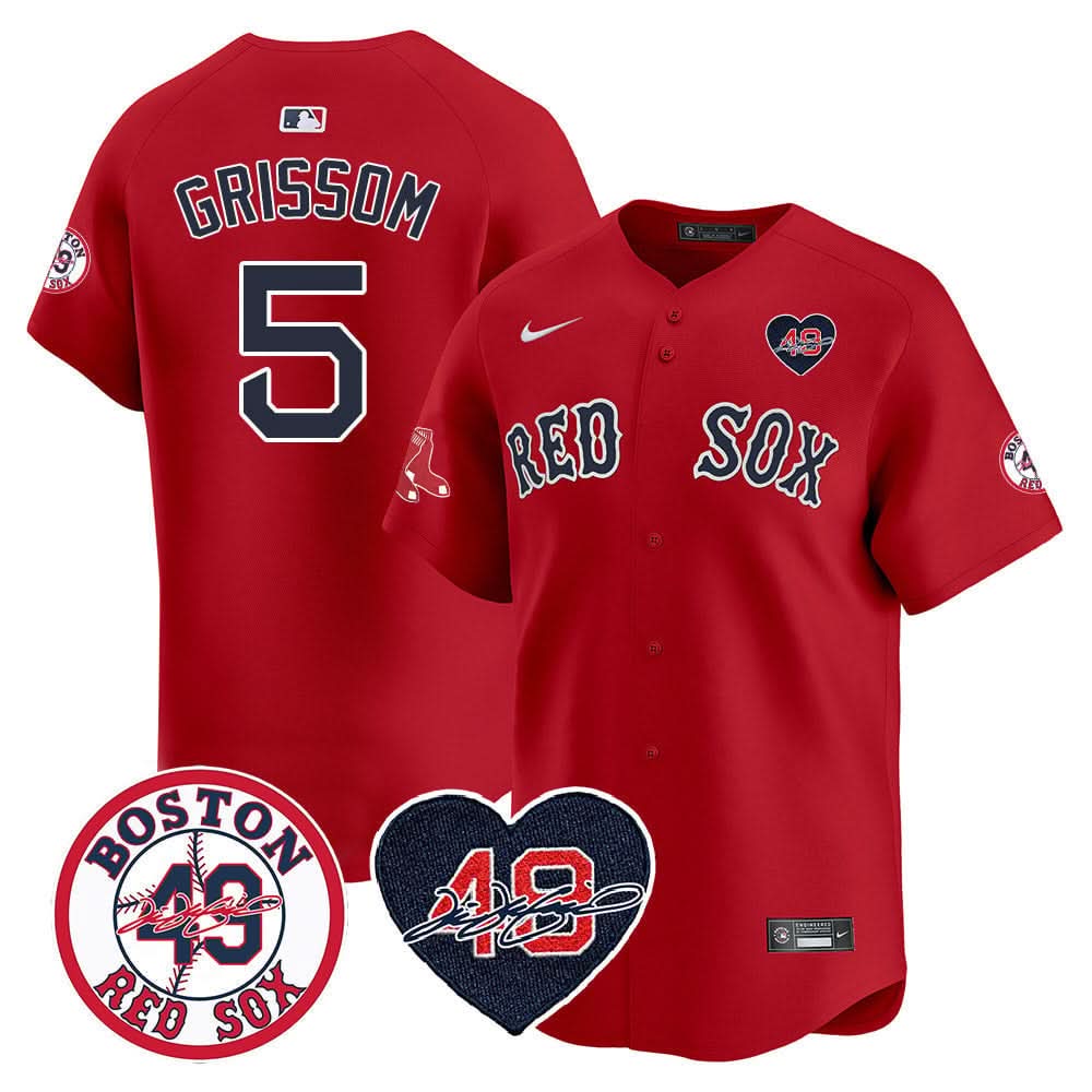 Red Sox Tim Wakefield Memorial Patch Vaper Premier Limited Jersey - All Stitched- All Stitched