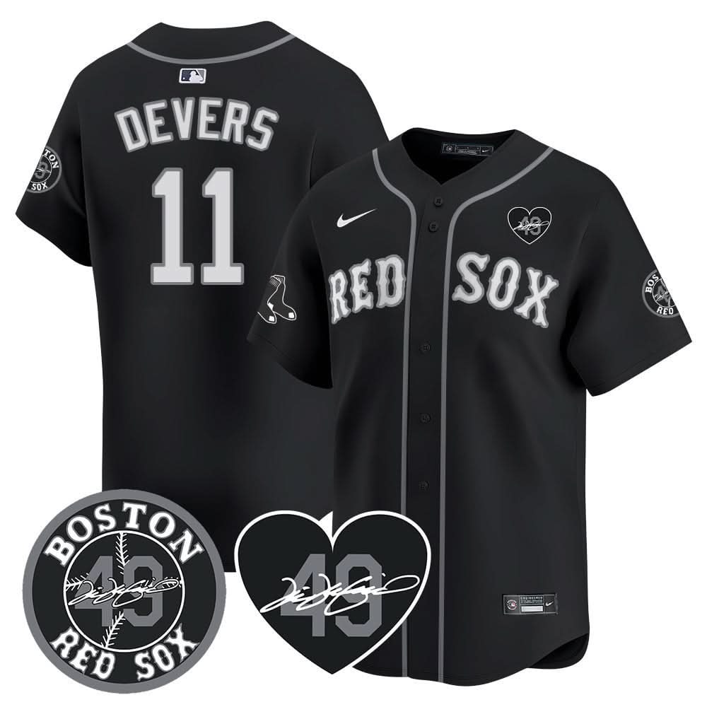 Red Sox Tim Wakefield Memorial Patch Vaper Premier Limited Jersey - All Stitched- All Stitched