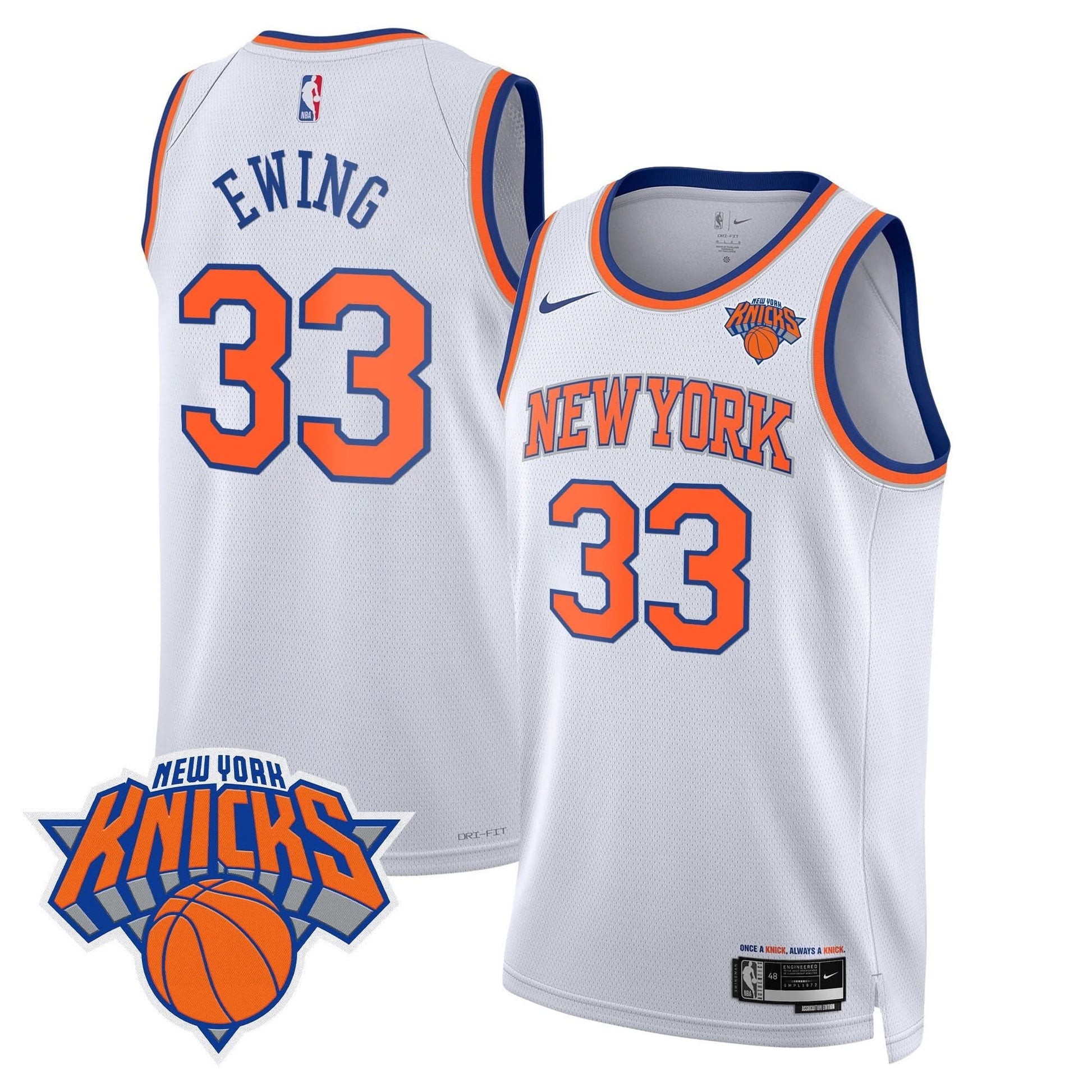 New York Knicks Swingman Jersey V2 - All Stitched