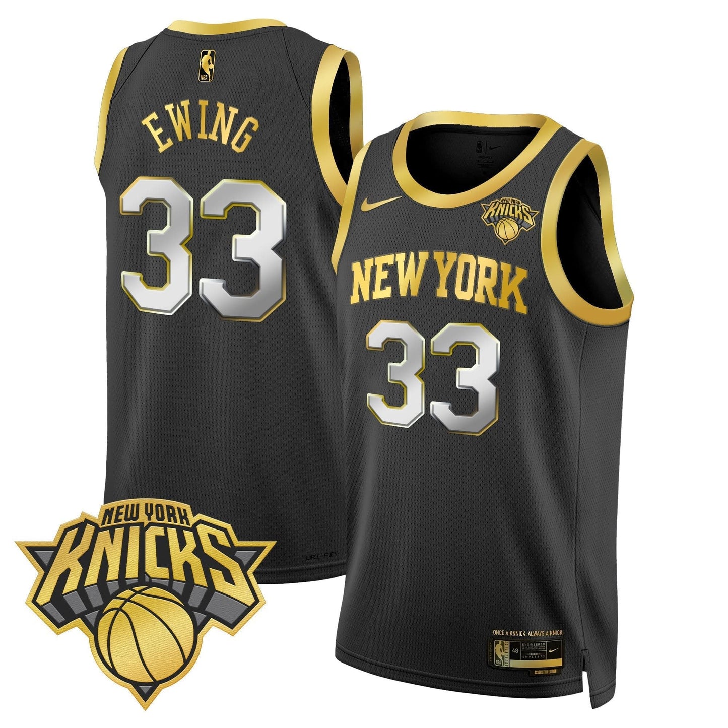 New York Knicks Swingman Jersey V2 - All Stitched