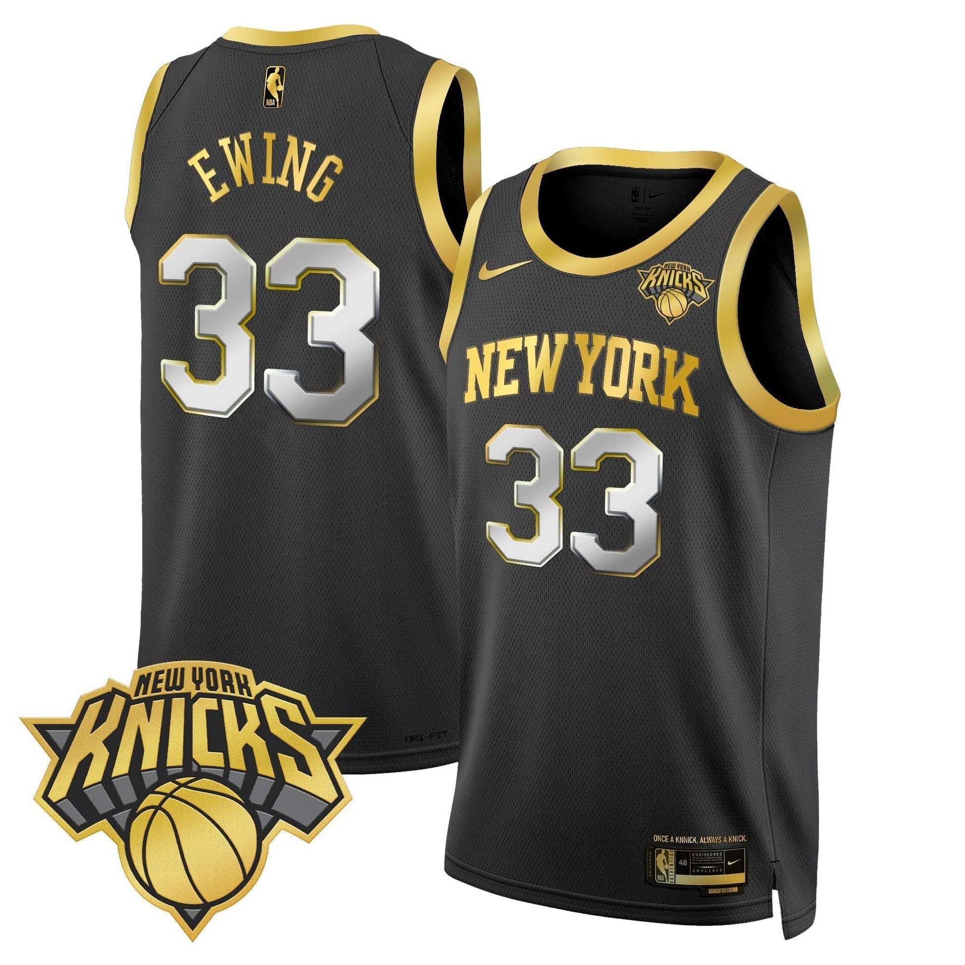 New York Knicks Swingman Jersey V2 - All Stitched