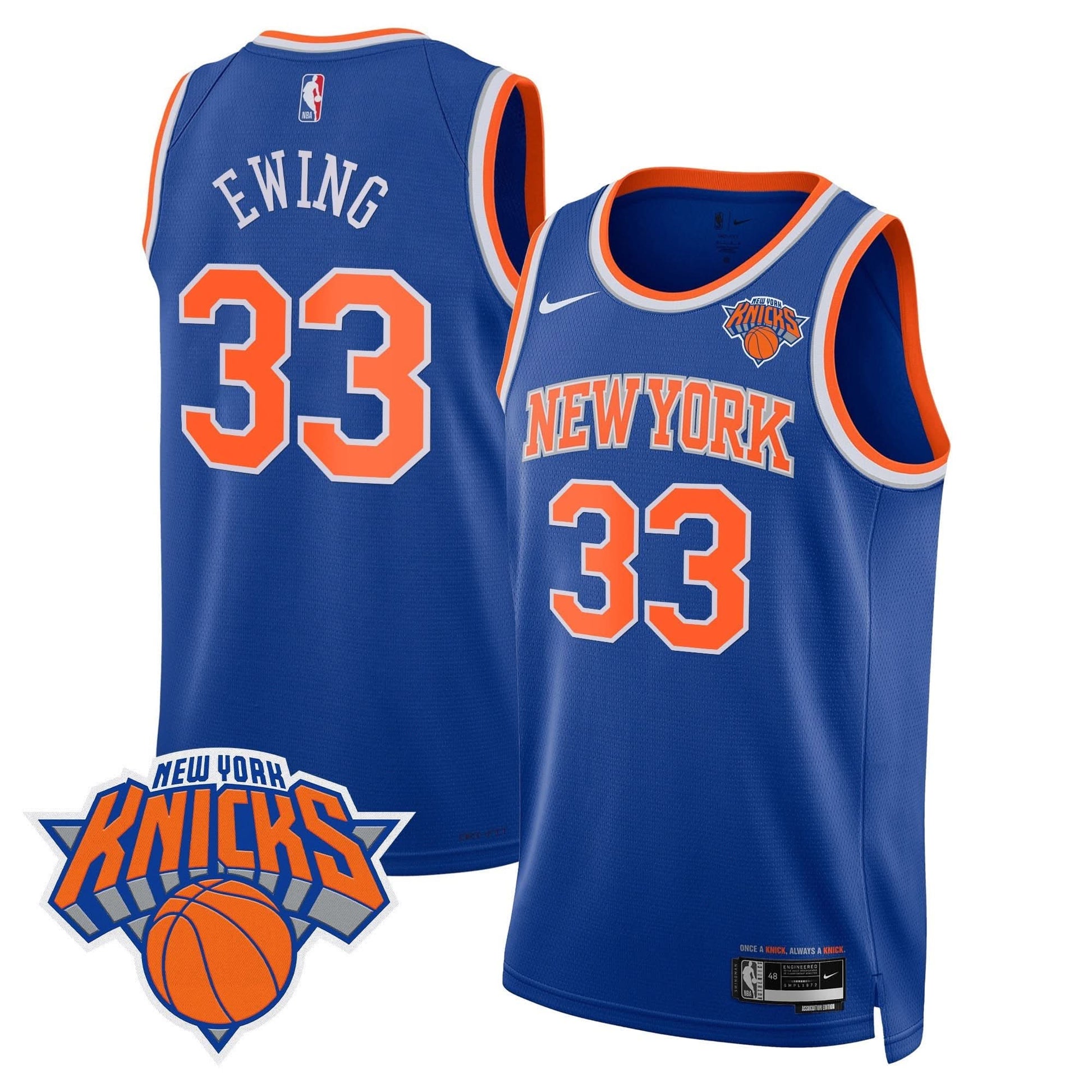 New York Knicks Swingman Jersey V2 - All Stitched