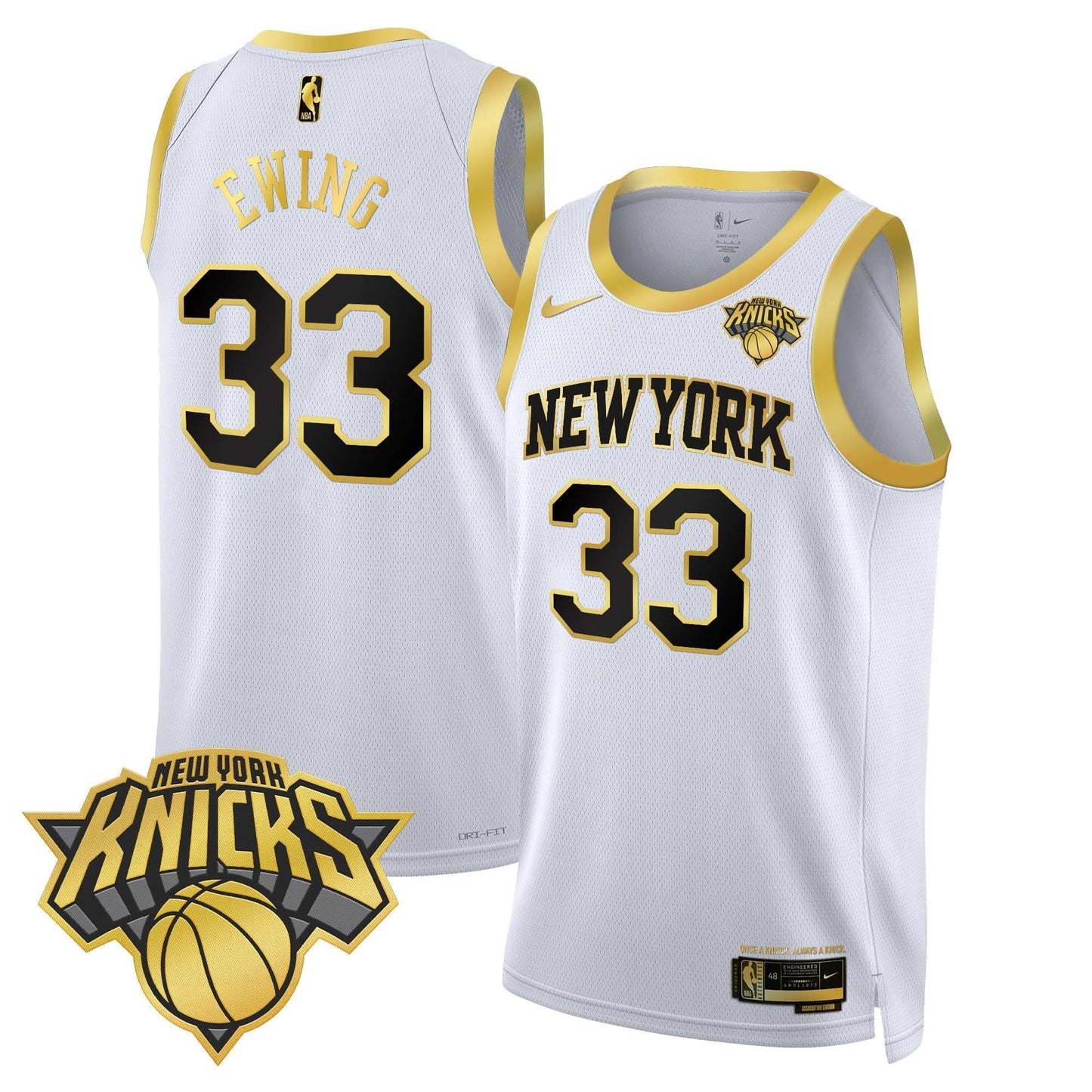 New York Knicks Swingman Jersey V2 - All Stitched