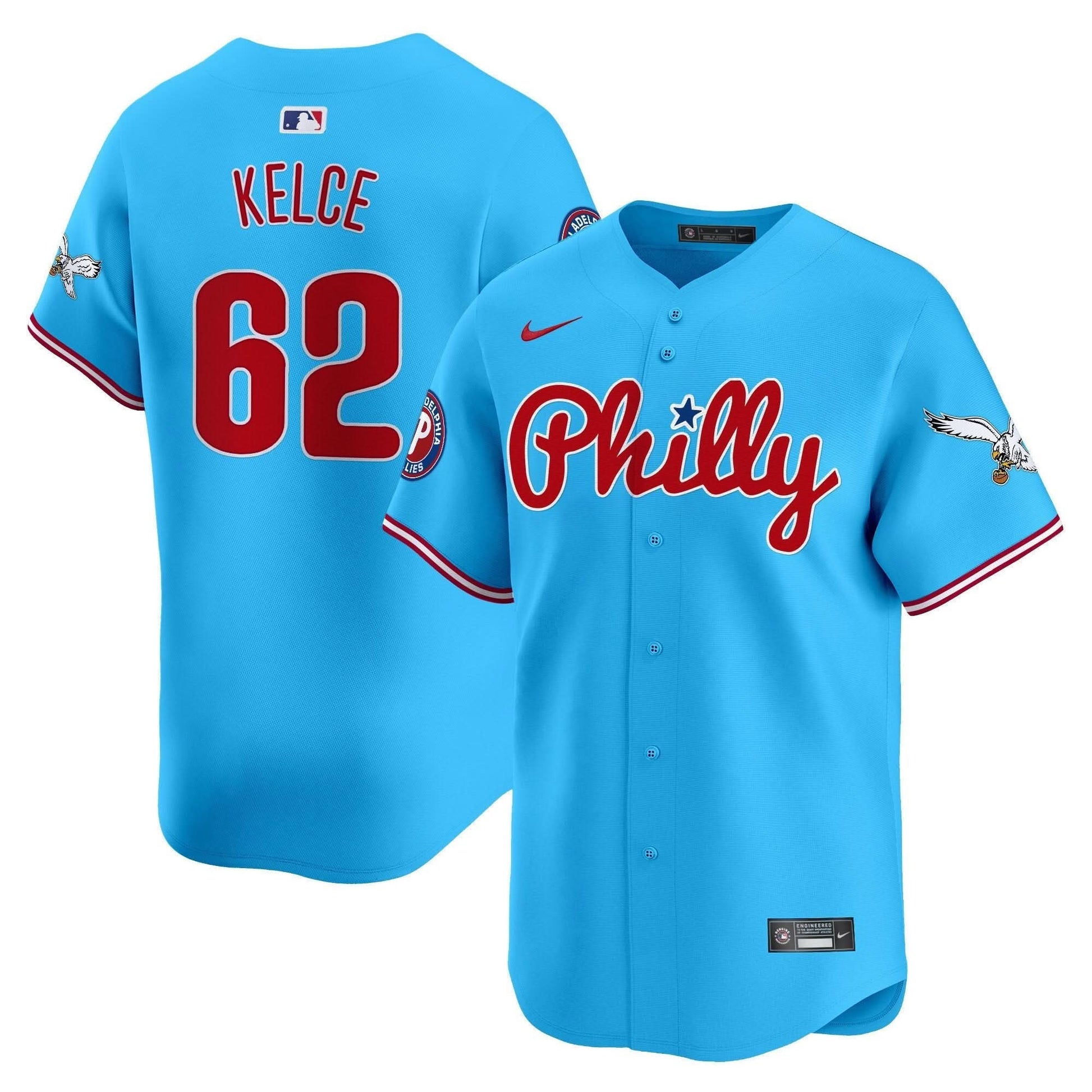 Phillies & Eagles Vapor Premier Limited Jersey - All Stitched