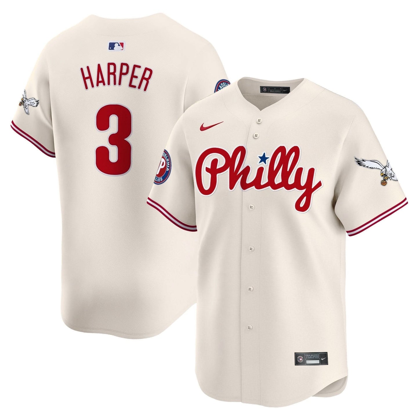 Phillies & Eagles Vapor Premier Limited Jersey - All Stitched