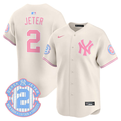 New York Yankees Bubblegum Pink Vapor Premier Limited Jersey - All Stitched